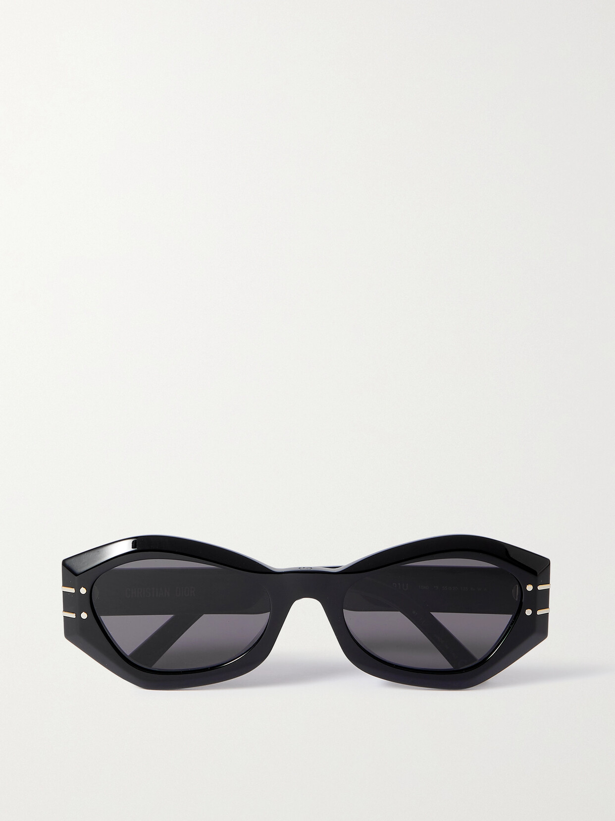 Dior Signature B1u Cat-eye Acetate Sunglasses In Black