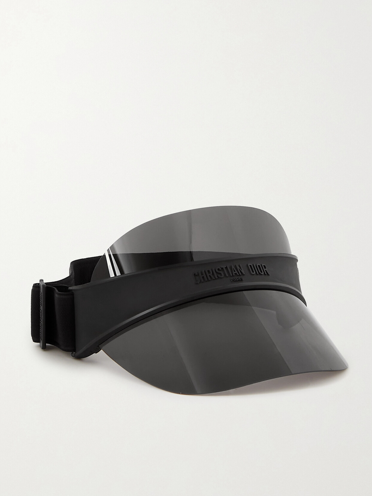 DIOR Eyewear Diorclub V1u Perspex And Cotton-blend Jacquard Visor