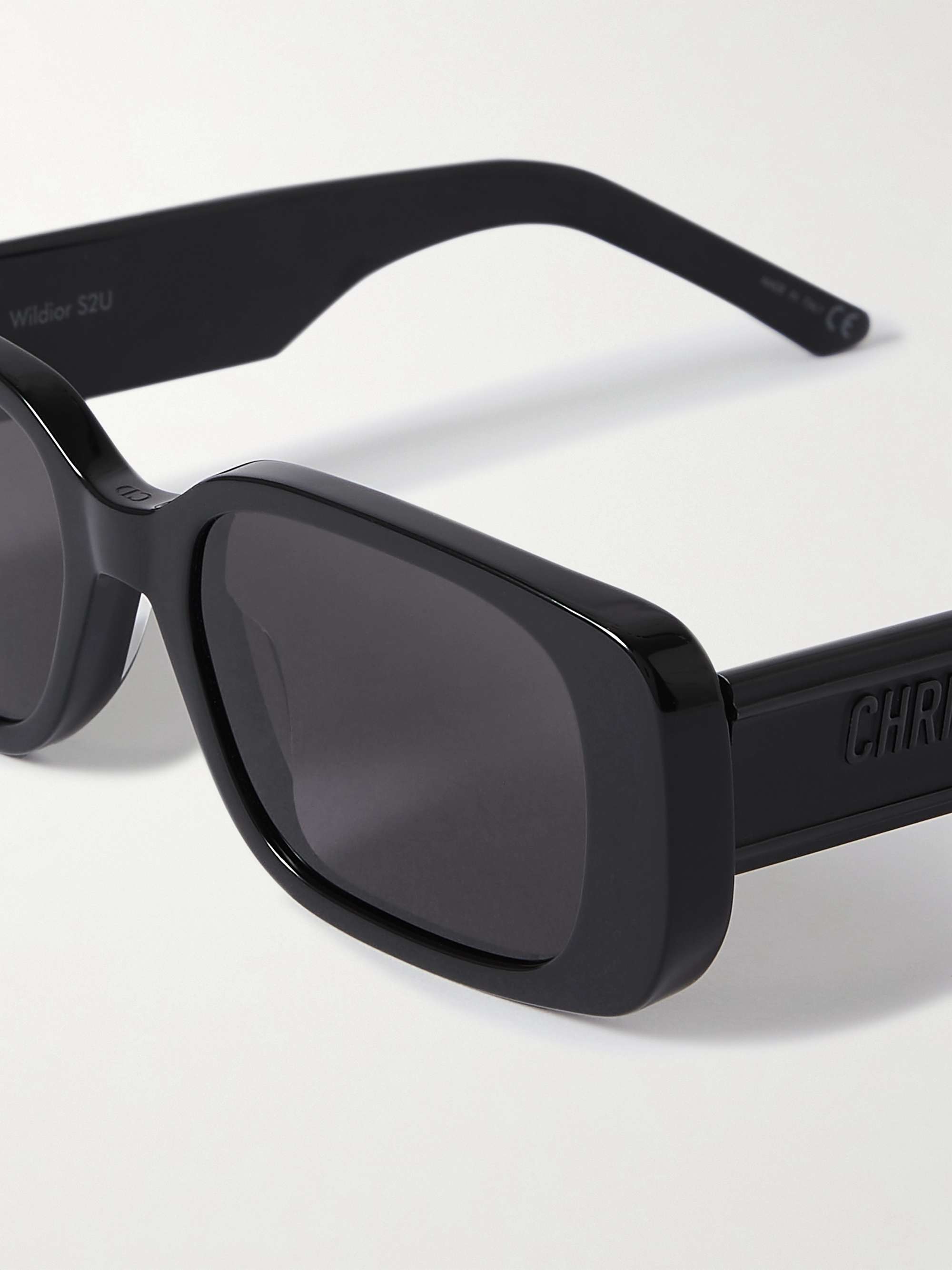 DIOR EYEWEAR Wildior S2U rectangular-frame acetate sunglasses | NET-A ...