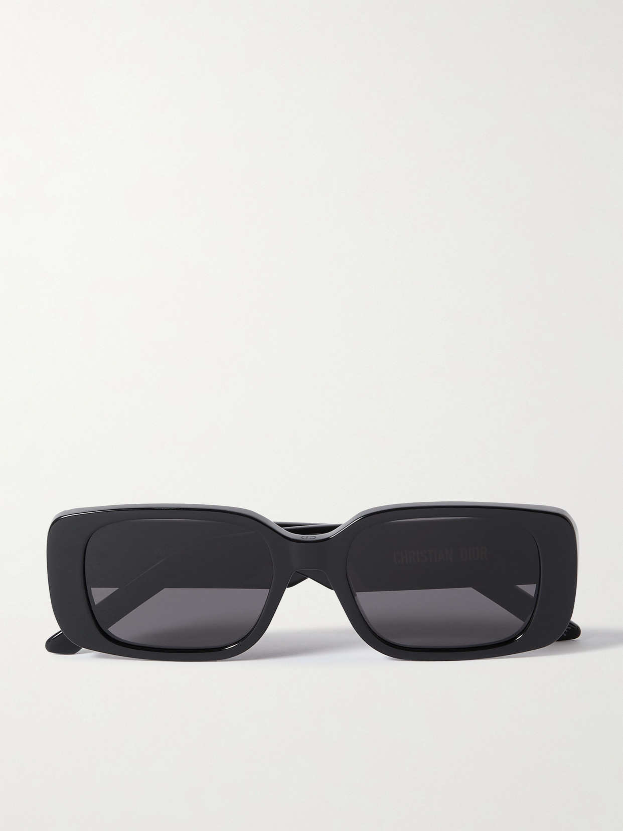 Shop Dior Wil S2u Rectangular-frame Acetate Sunglasses In Black