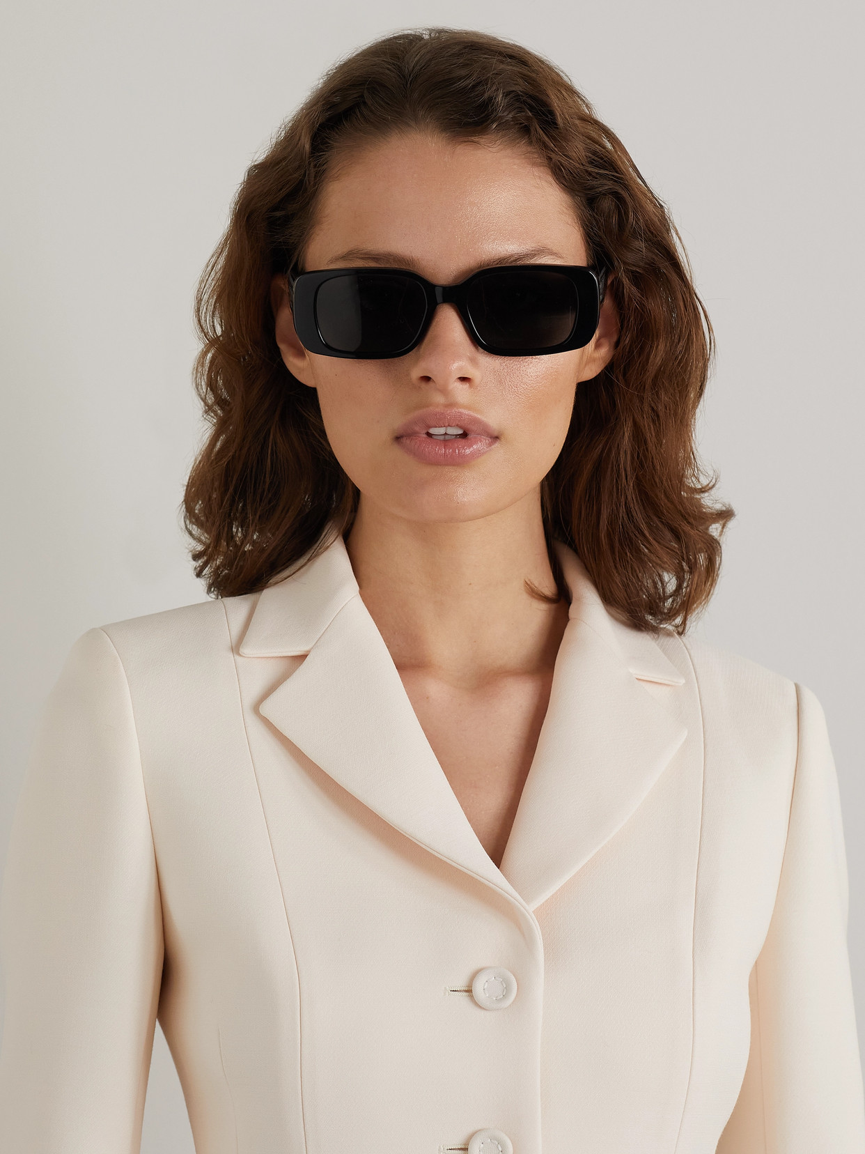 Shop Dior Wil S2u Rectangular-frame Acetate Sunglasses In Black