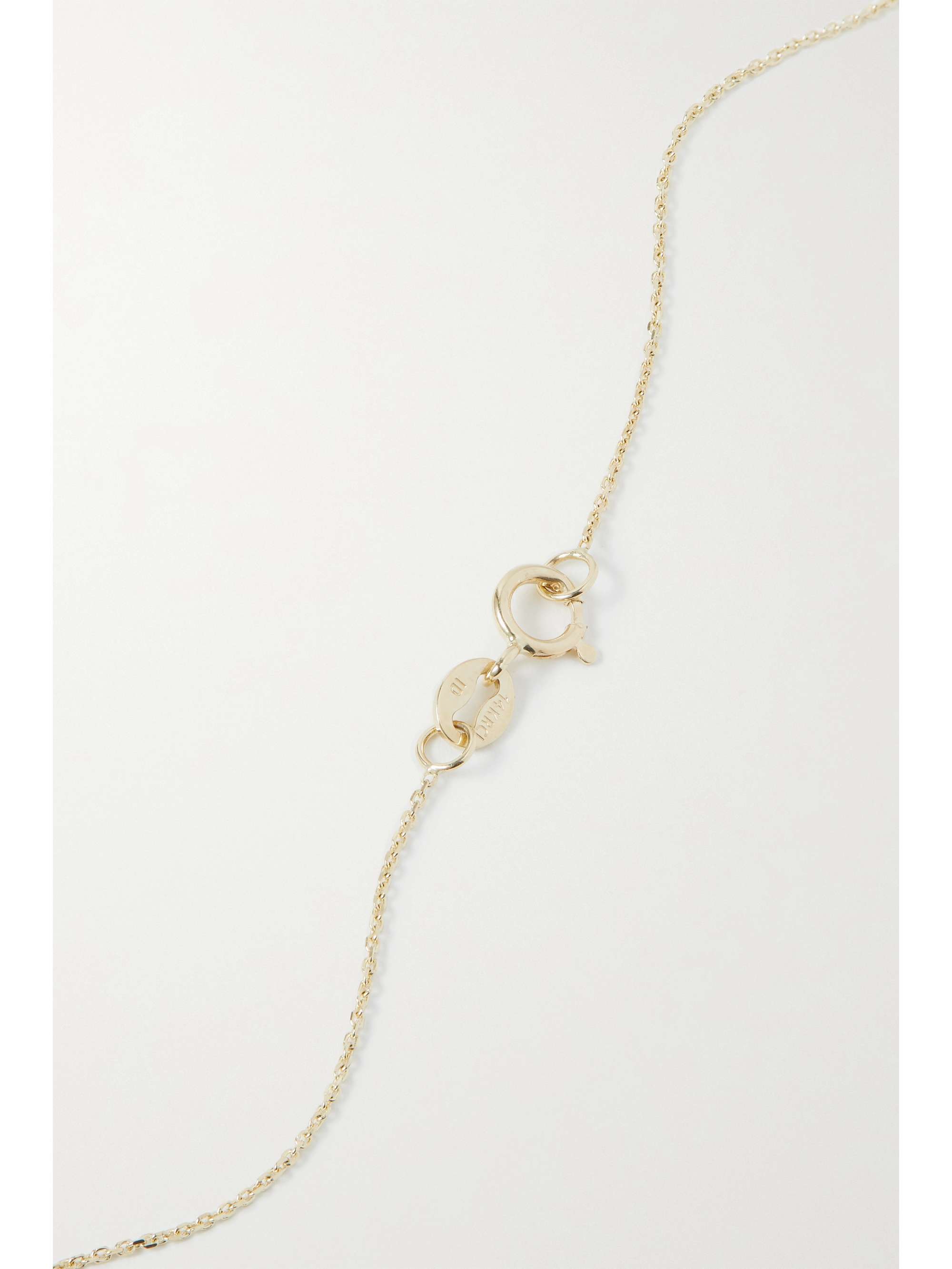 WWAKE Cluster gold, pearl and opal necklace