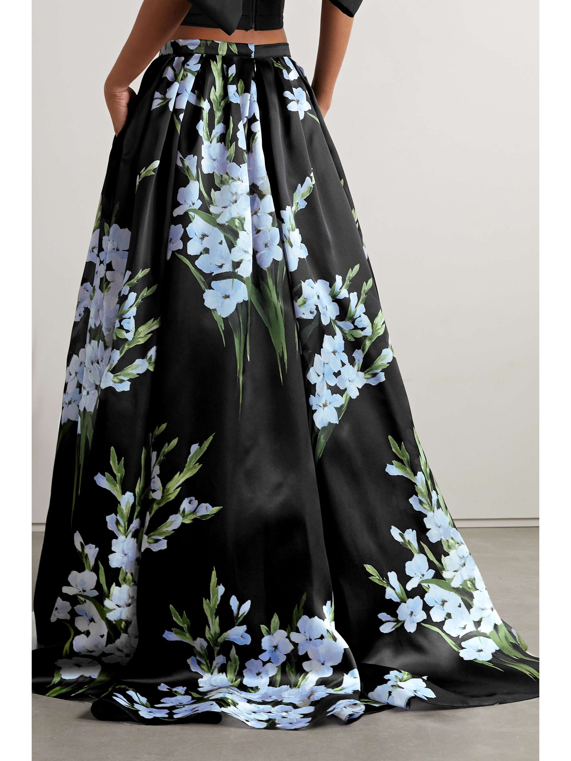 carolina herrera maxi skirt