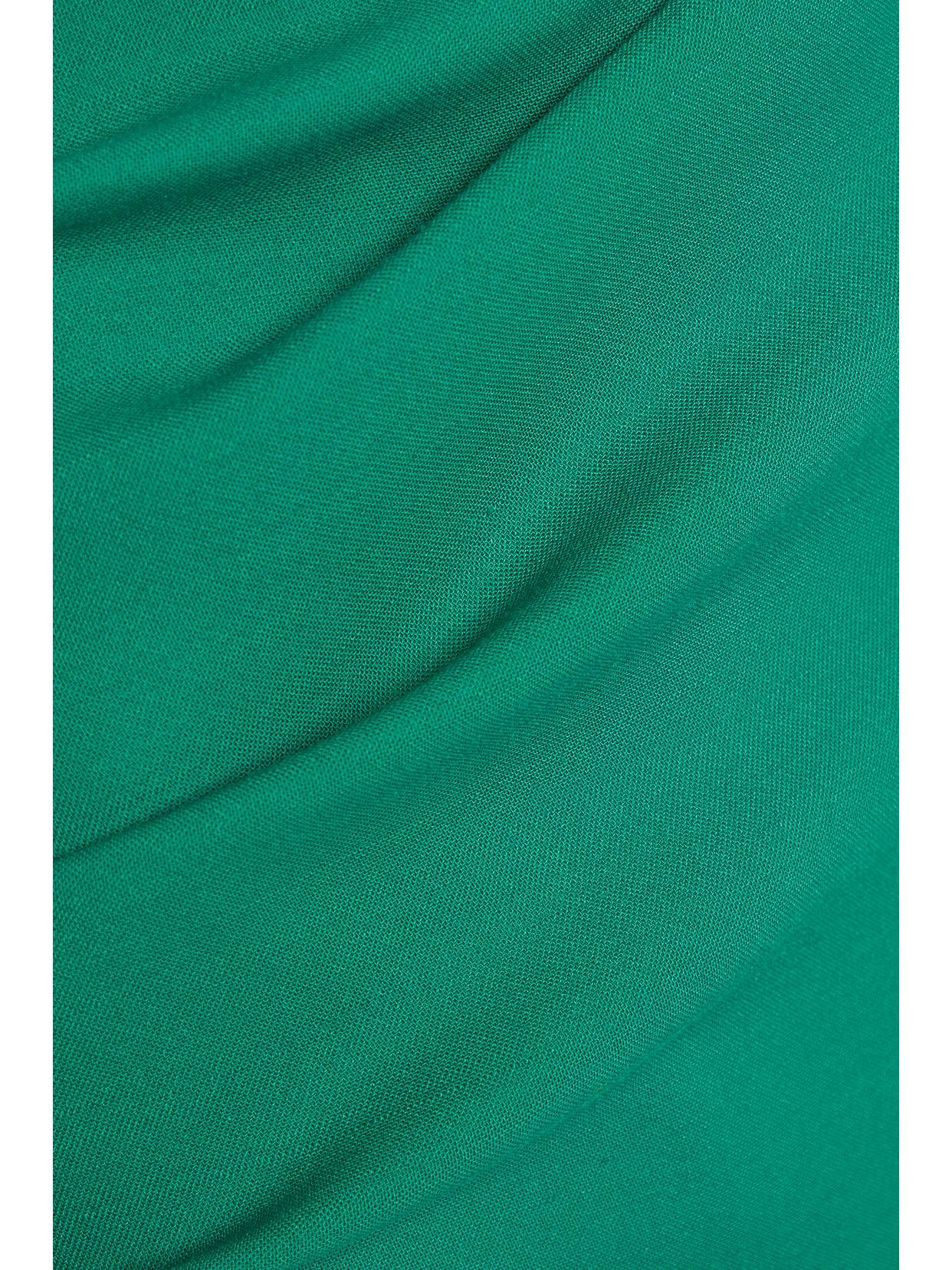 Asymmetric Gathered Woven Maxi