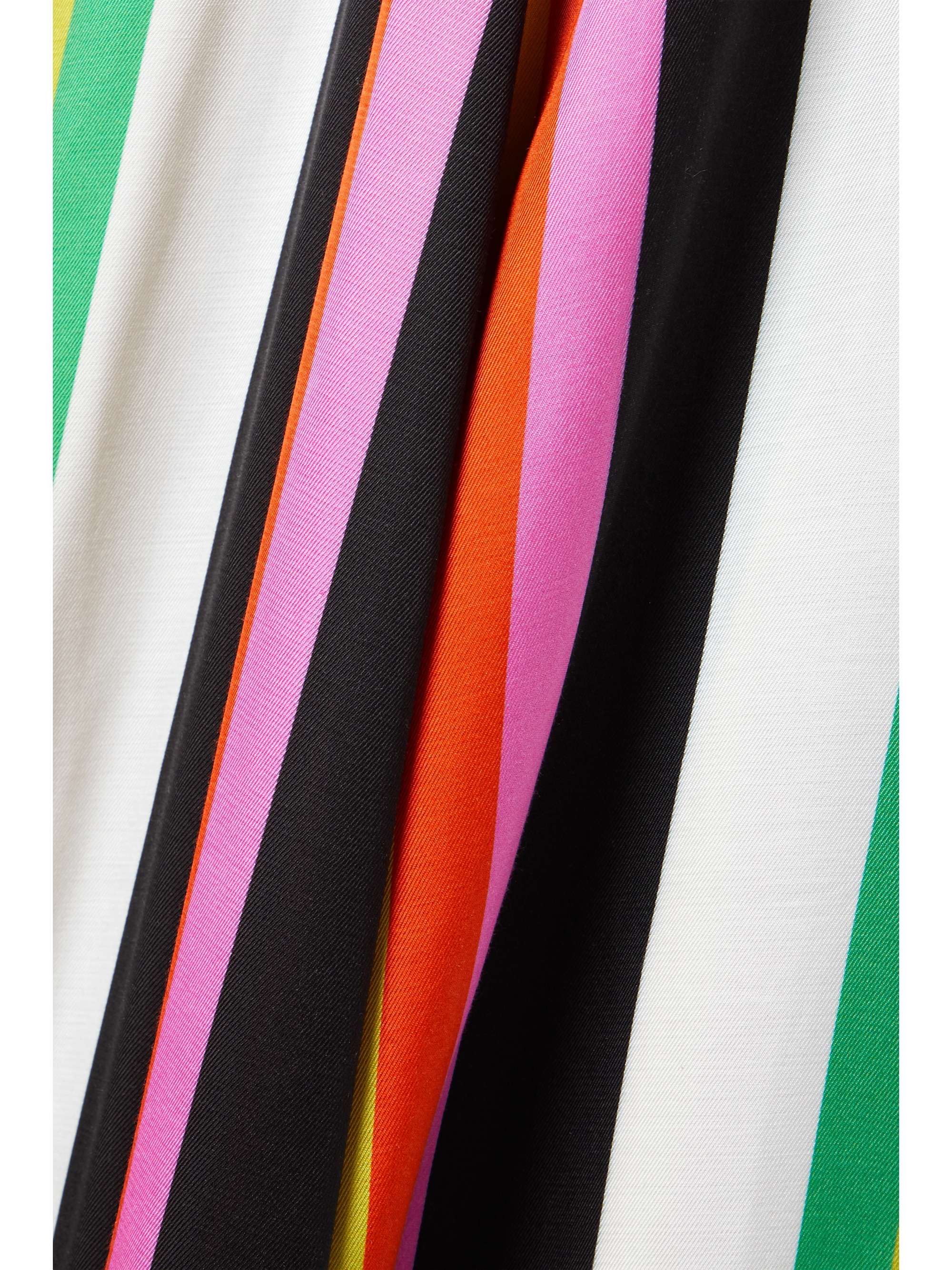 CHRISTOPHER JOHN ROGERS Striped crepe maxi skirt