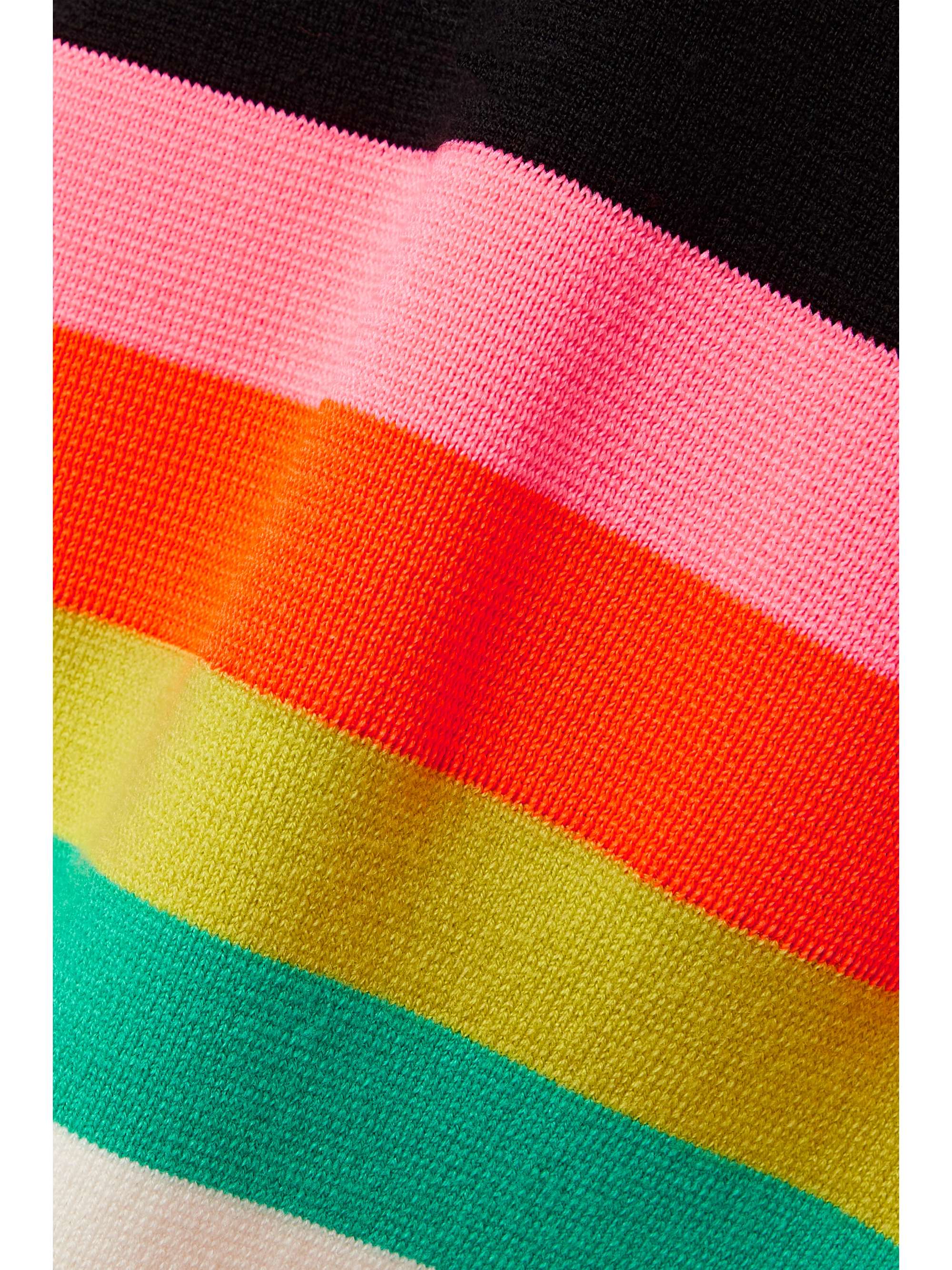 CHRISTOPHER JOHN ROGERS Pull en laine mélangée jacquard à rayures