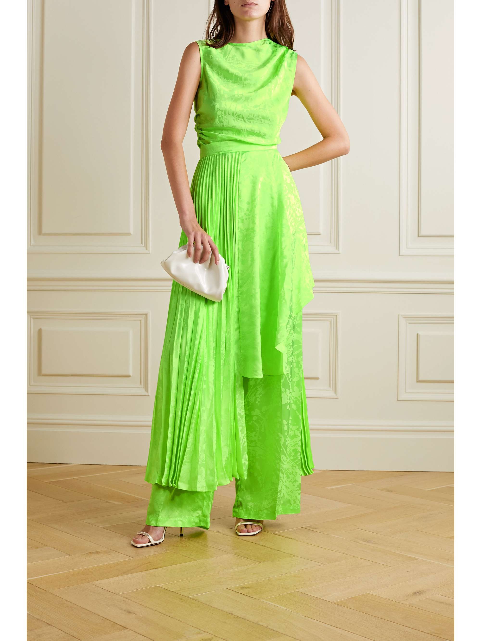 CHRISTOPHER JOHN ROGERS Asymmetric jacquard top