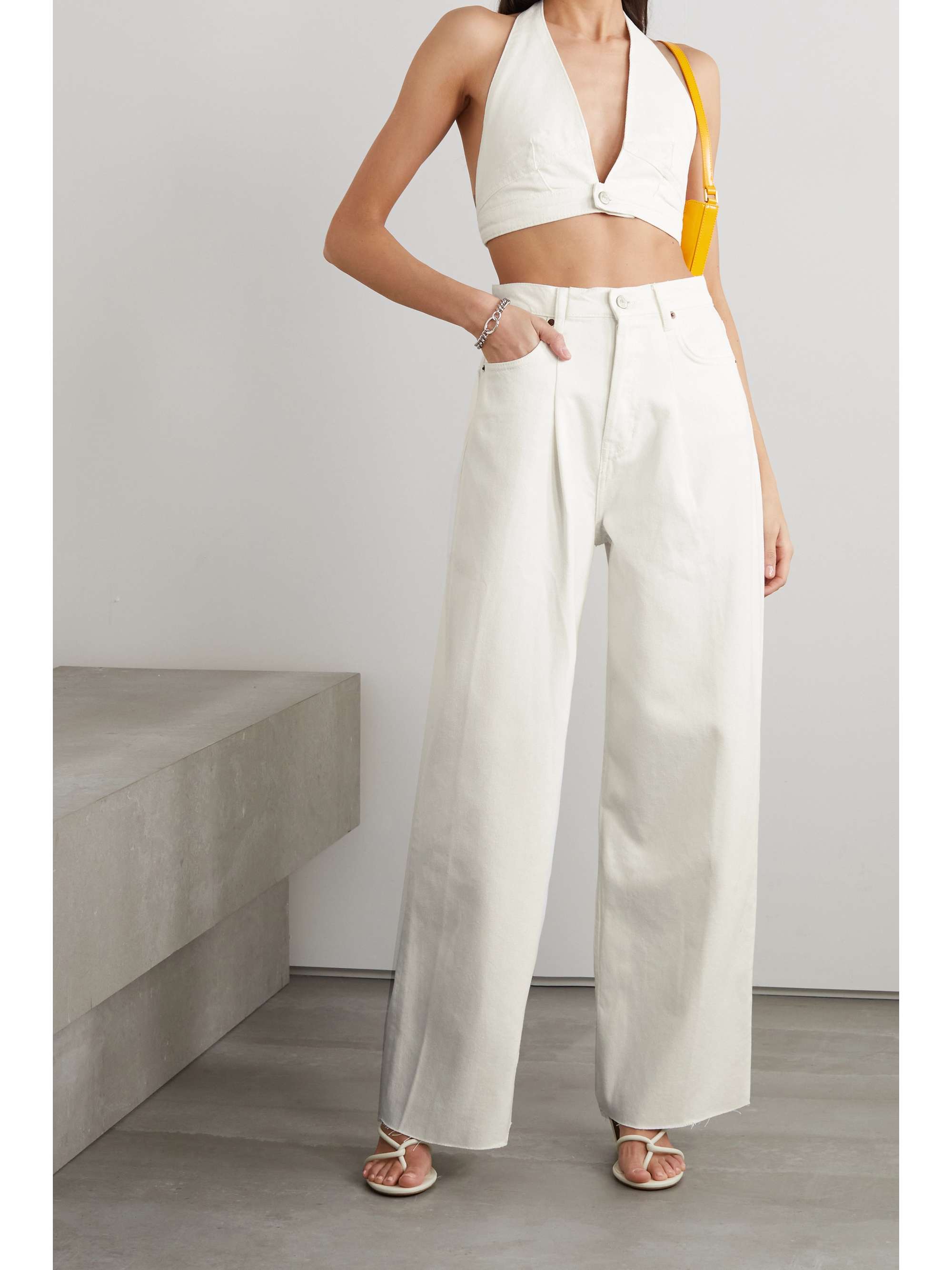 NET SUSTAIN Gigi cropped organic denim 