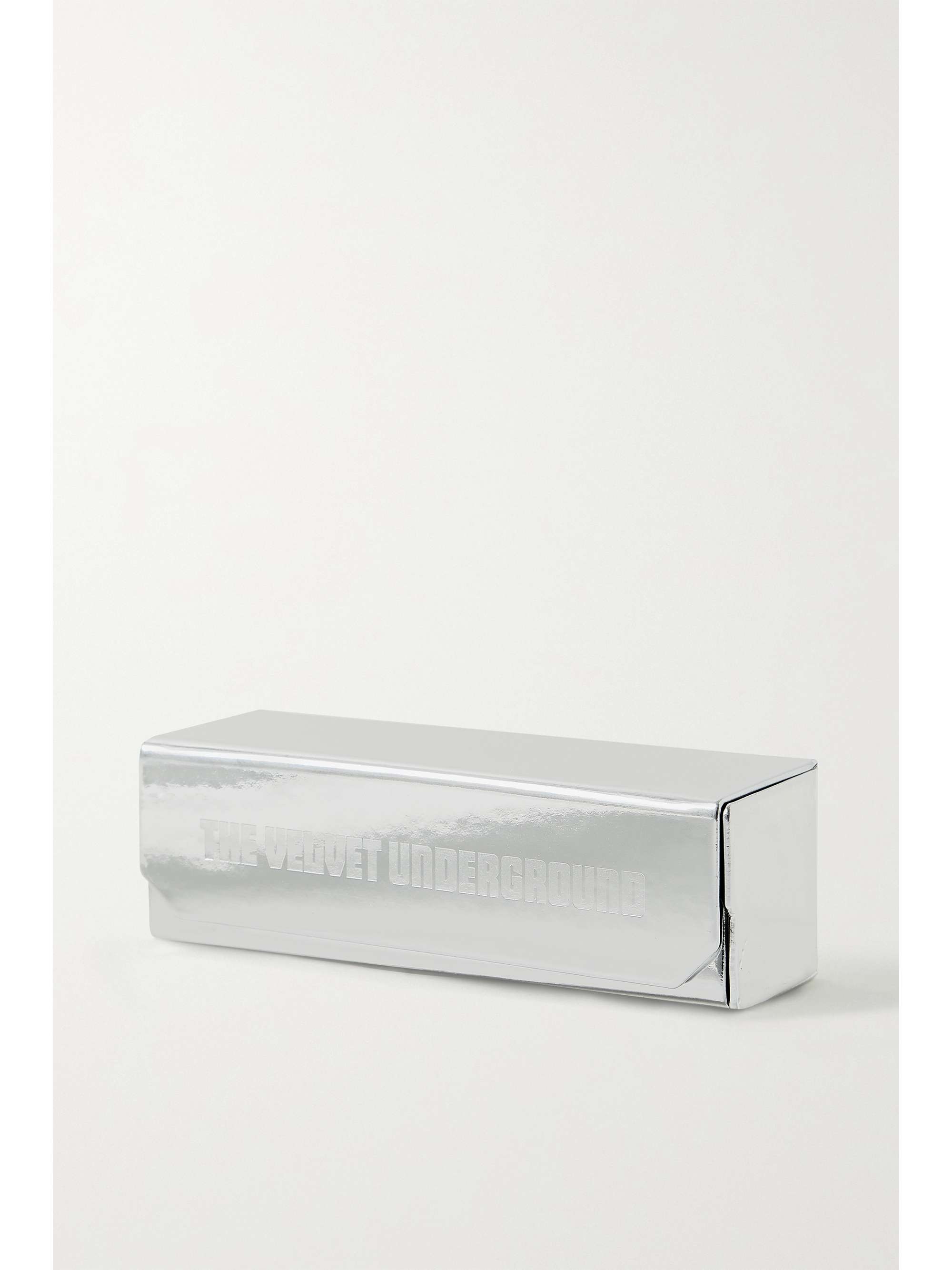JACQUES MARIE MAGE + The Velvet Underground Fatale square-frame silver-tone sunglasses