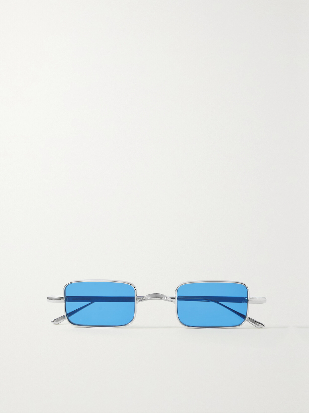 Jacques Marie Mage - + The Velvet Underground Fatale Square-frame Silver-tone Sunglasses - Blue