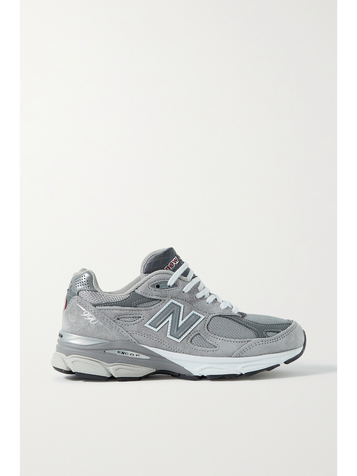 New Balance - M990gy3 Leather-trimmed Suede And Mesh Sneakers - Gray