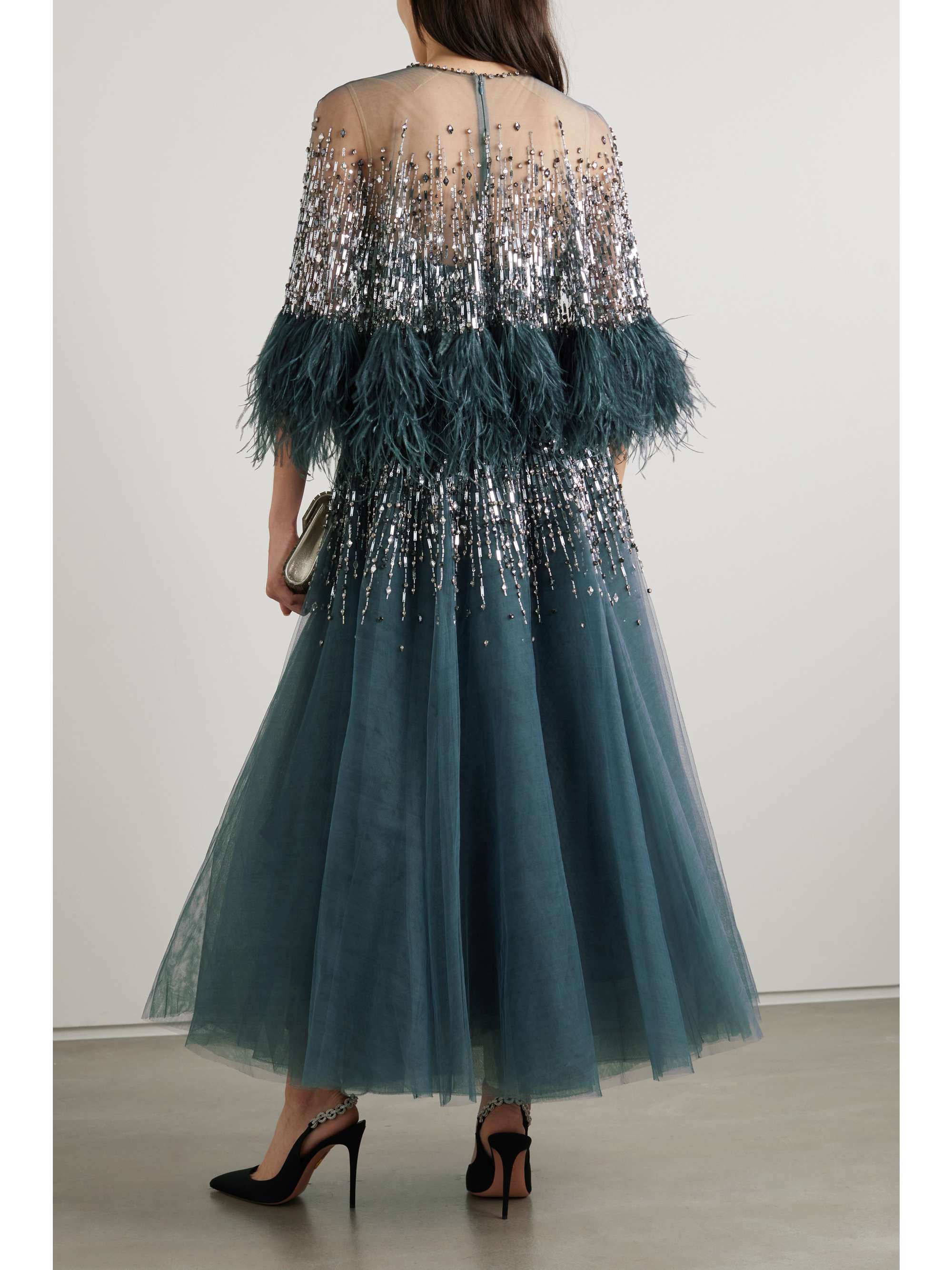 jenny packham navy gown