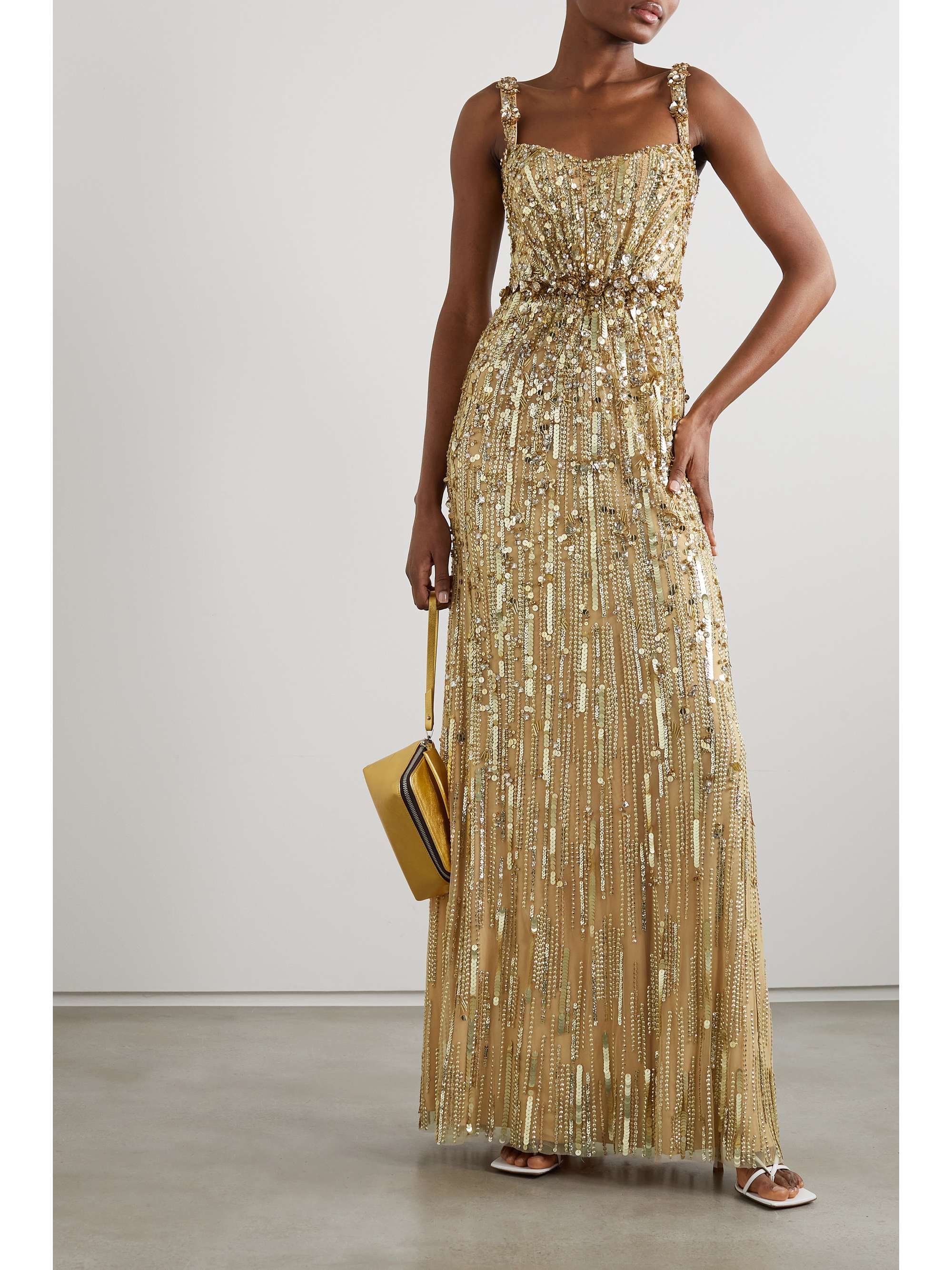 kolbe område hestekræfter JENNY PACKHAM Bright Gem embellished tulle gown | NET-A-PORTER