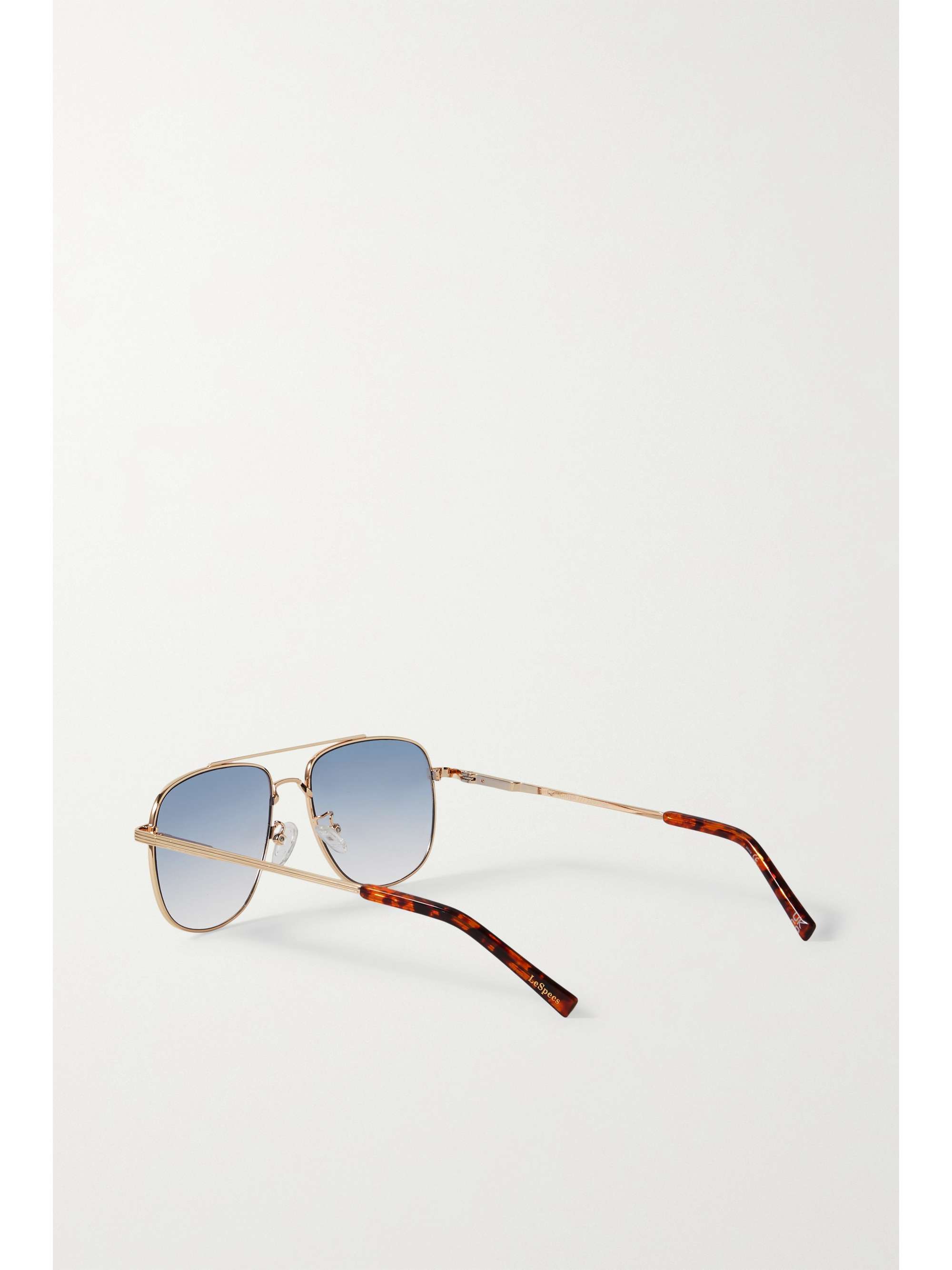 LE SPECS The Charmer aviator-style gold-tone sunglasses