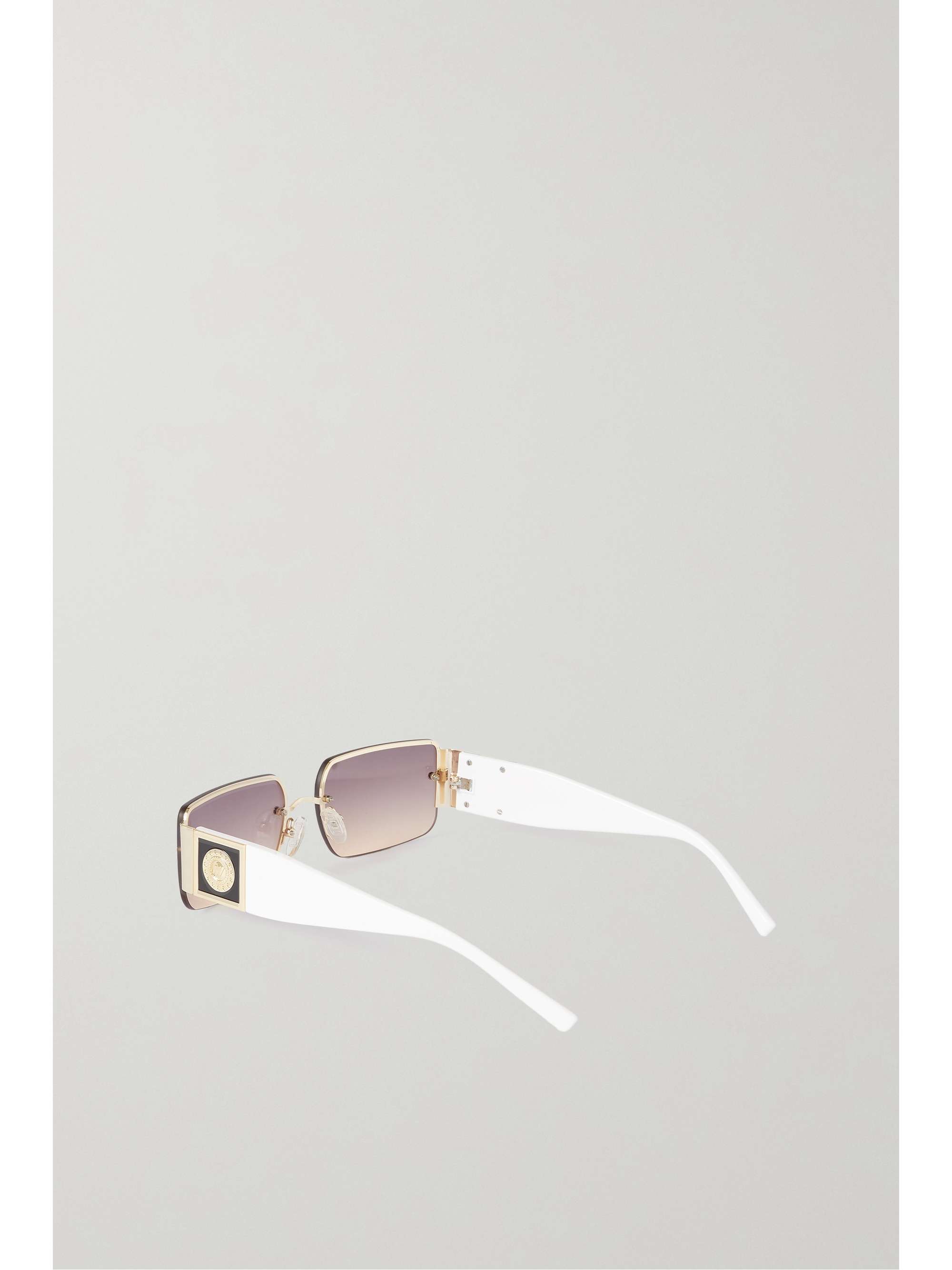LE SPECS What I Need square-frame acetate and gold-tone sunglasses