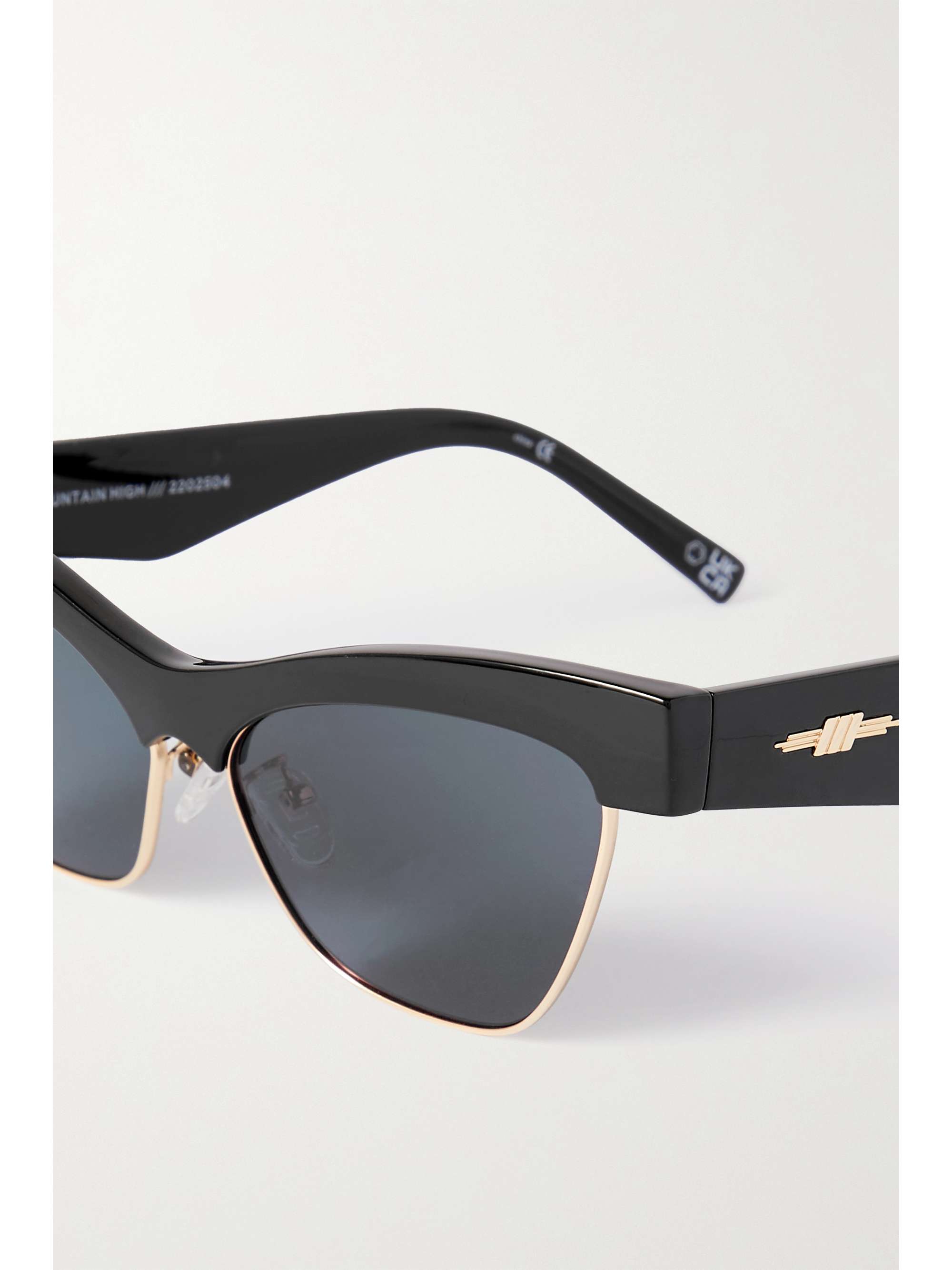 LE SPECS Mountain High cat-eye acetate sunglasses