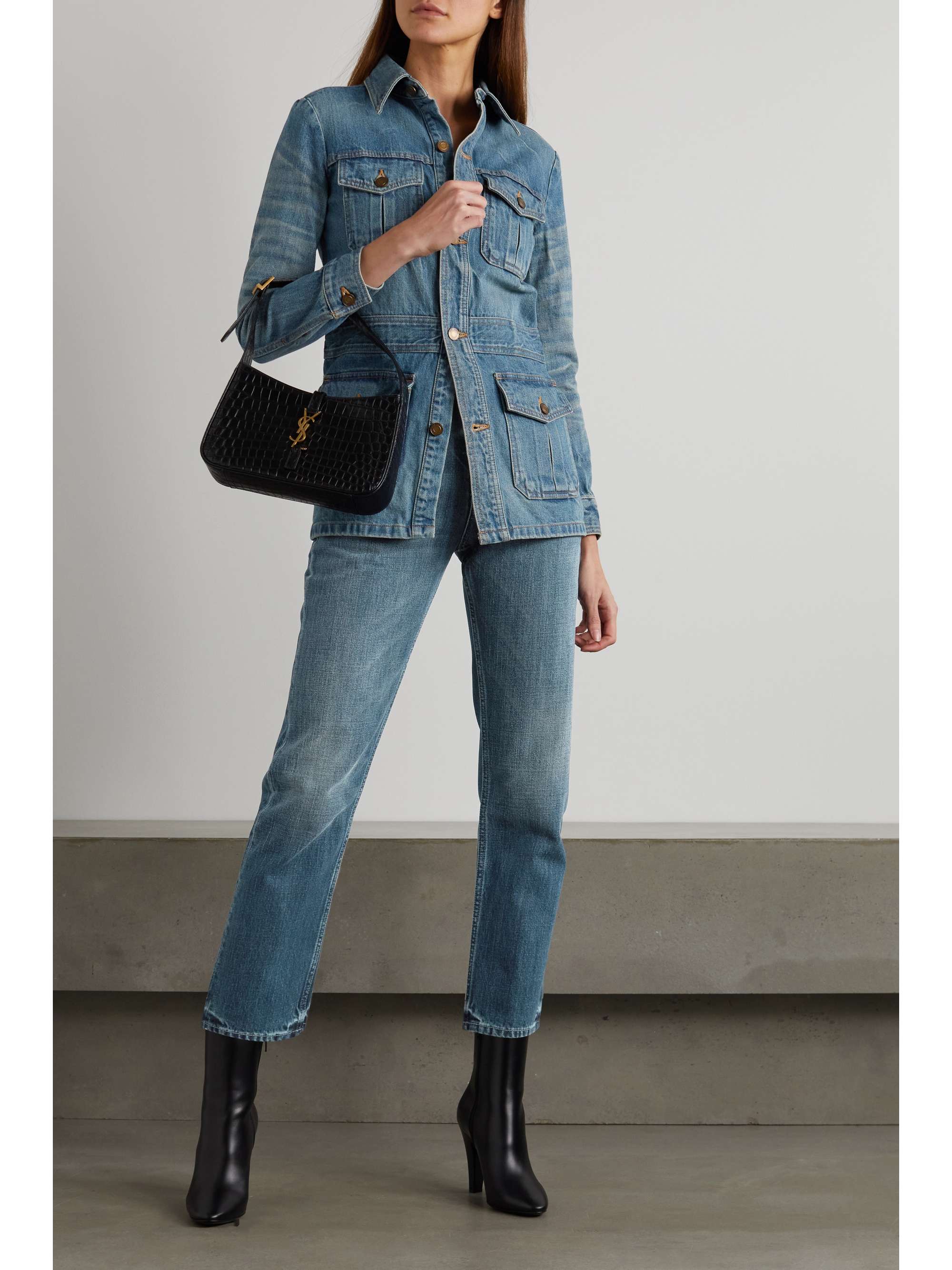 Blue Denim jacket | SAINT LAURENT | NET 