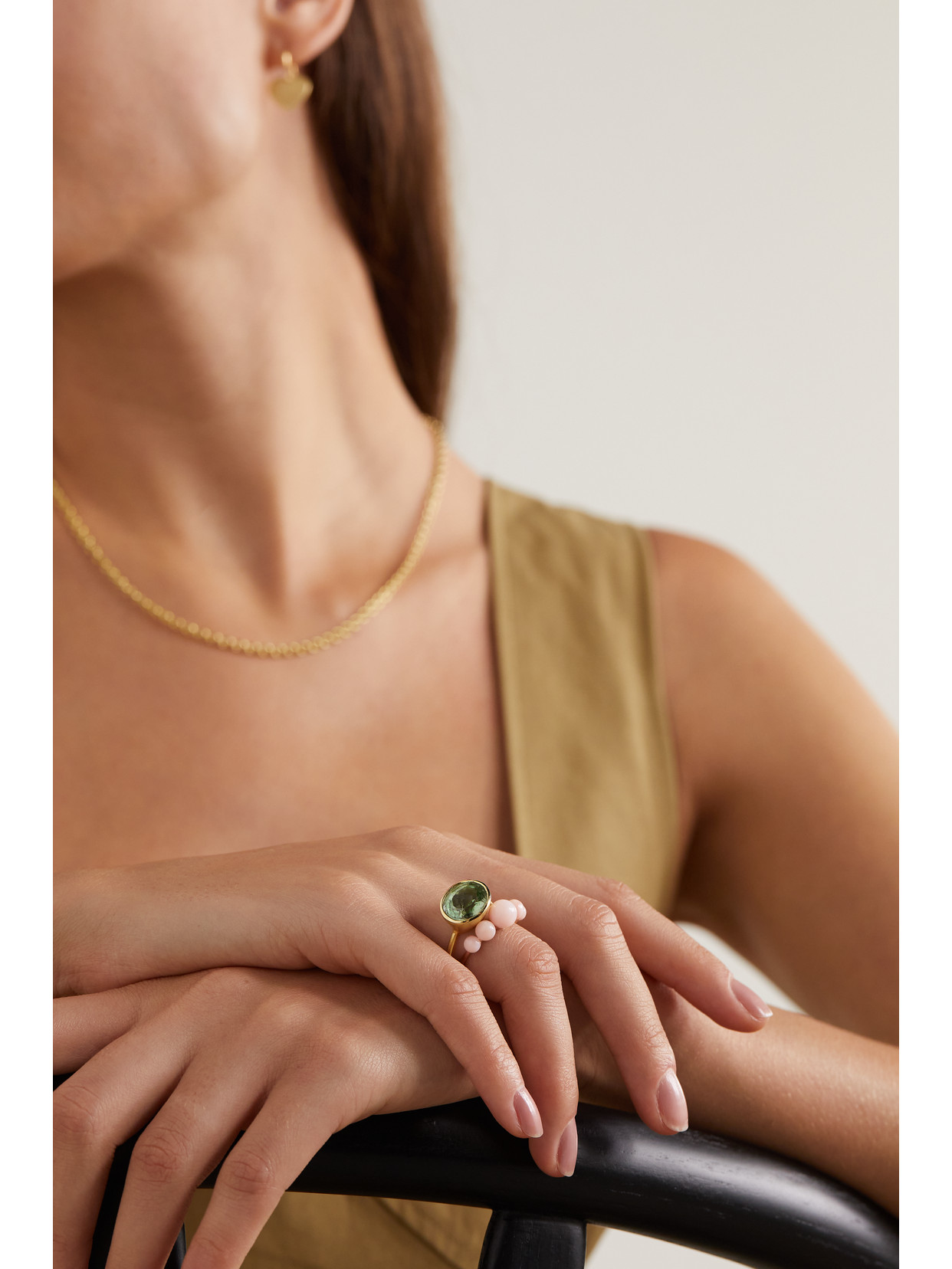 Irene Neuwirth Gemmy Gem 18-karat Gold Tourmaline Ring In Gold