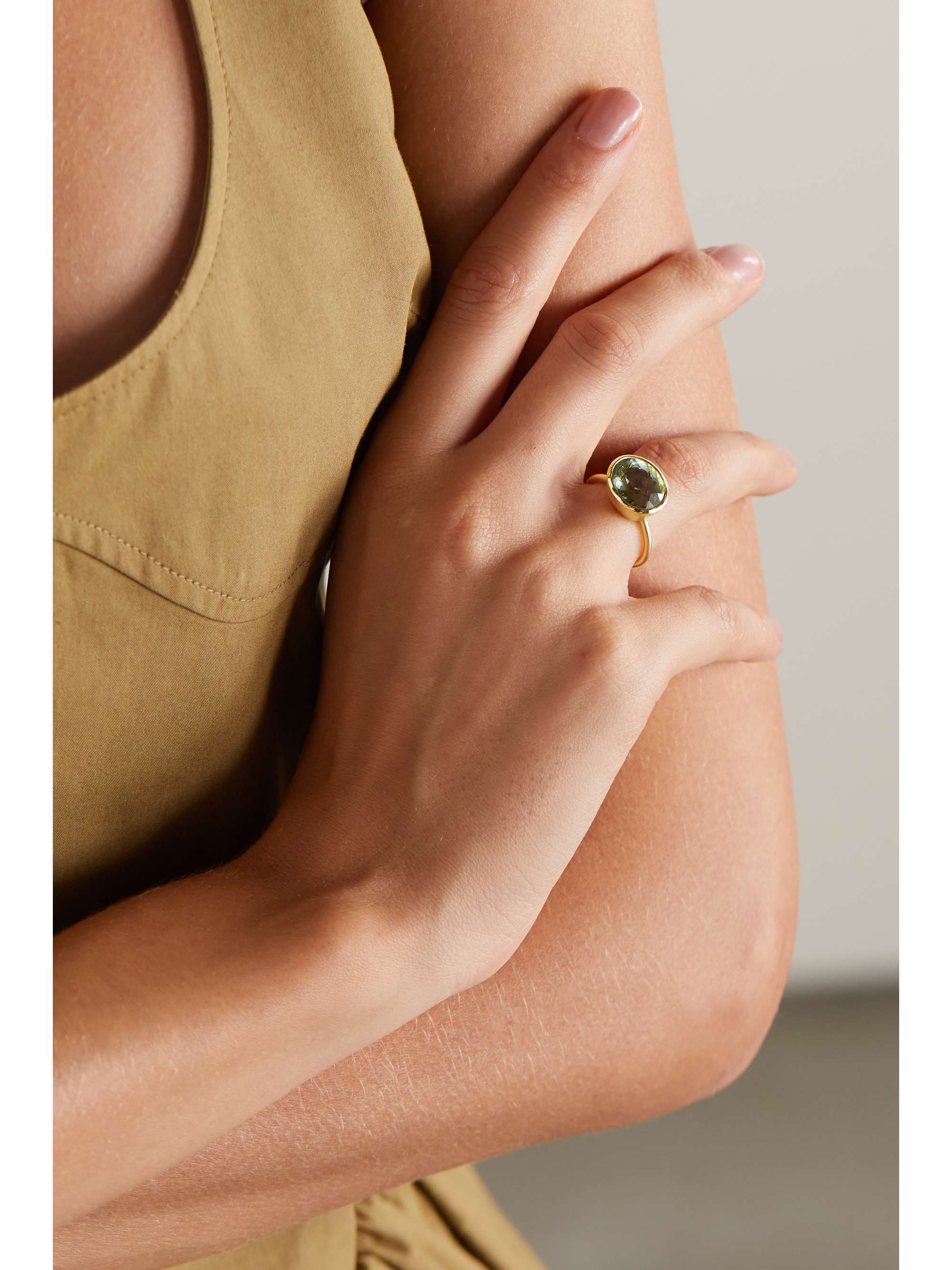IRENE NEUWIRTH Gemmy Gem 18-karat gold tourmaline ring