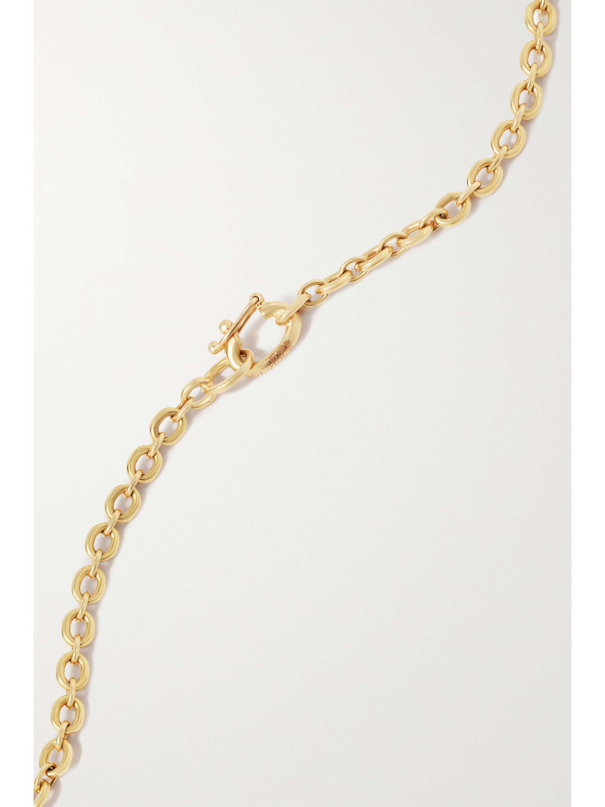 IRENE NEUWIRTH Tropical Flower 18-karat rose gold tourmaline necklace