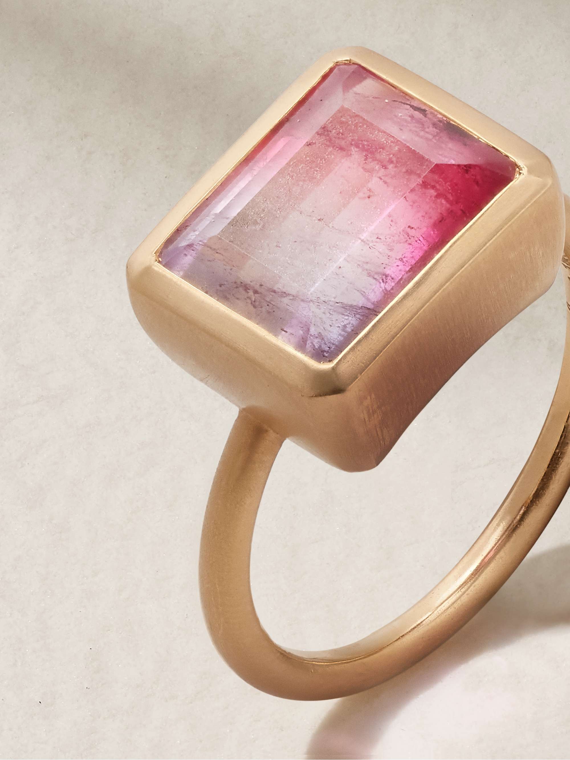 IRENE NEUWIRTH Gemmy Gem 18-karat rose gold tourmaline ring
