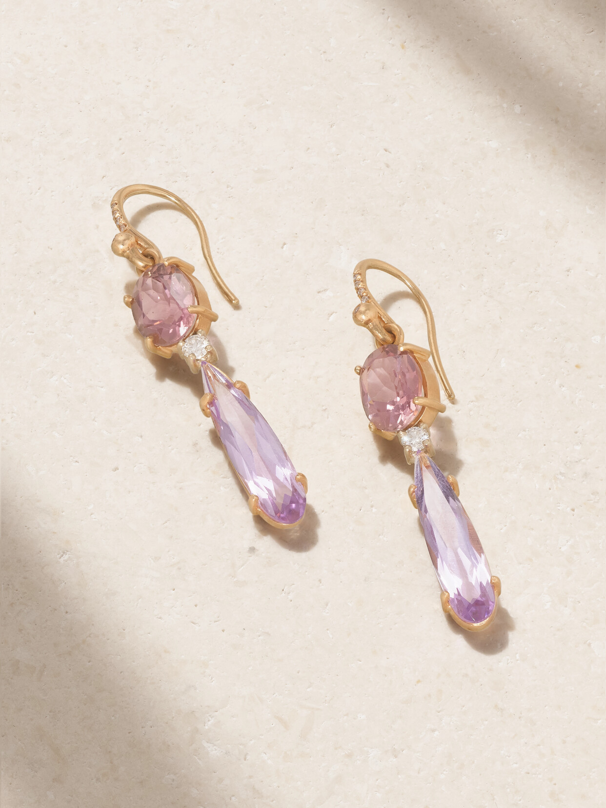 Irene Neuwirth - Classic 18-karat Rose Gold Multi-stone Earrings - One size