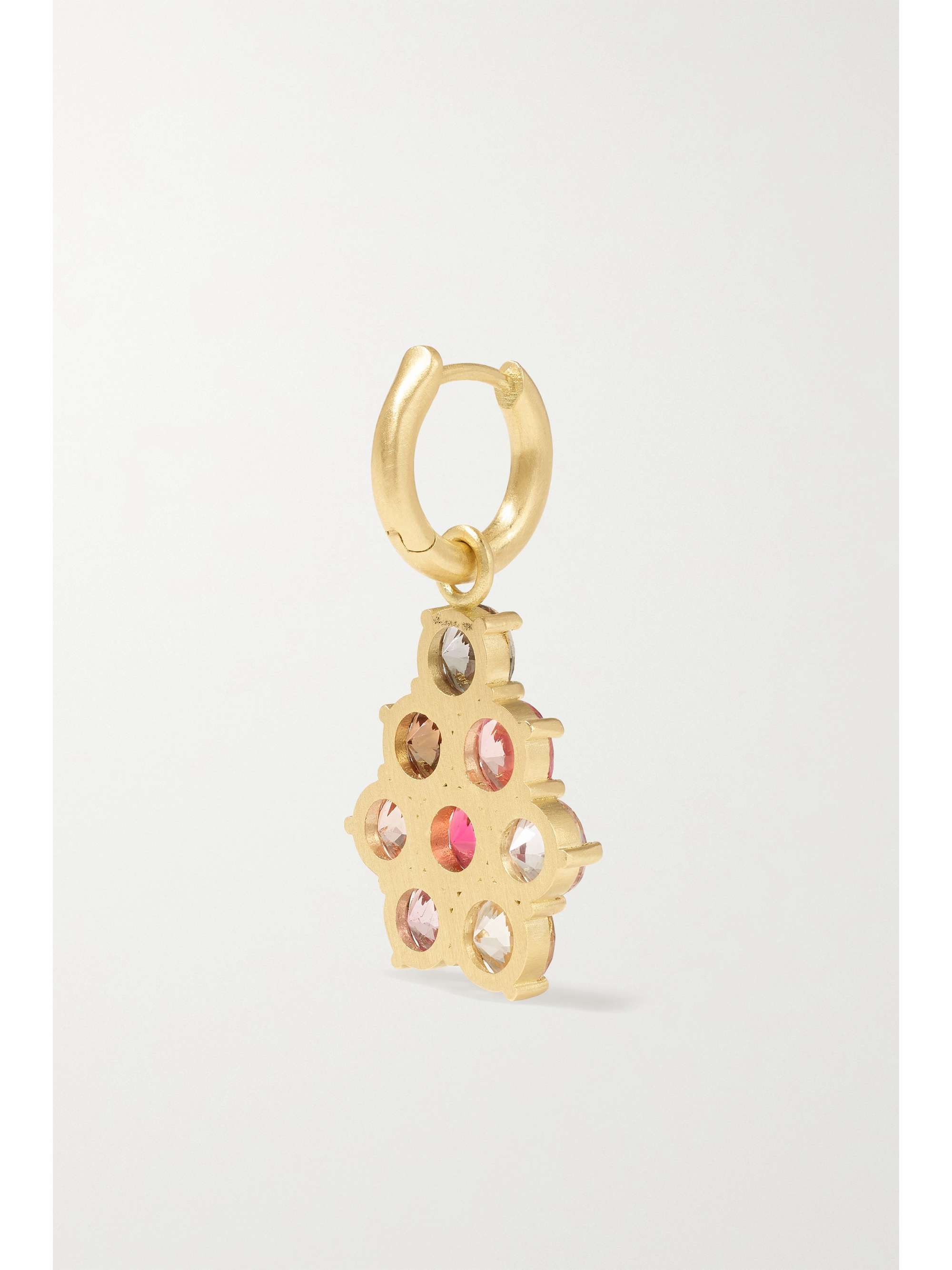 IRENE NEUWIRTH Gemmy Gem 18-karat gold, sapphire and tourmaline earrings