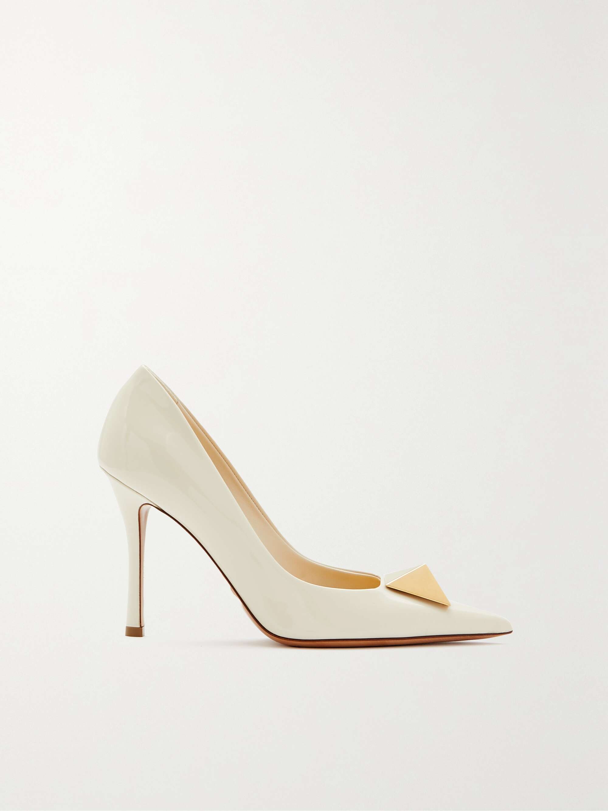 Støvet godt peeling VALENTINO GARAVANI One Stud 100 patent-leather pumps | NET-A-PORTER