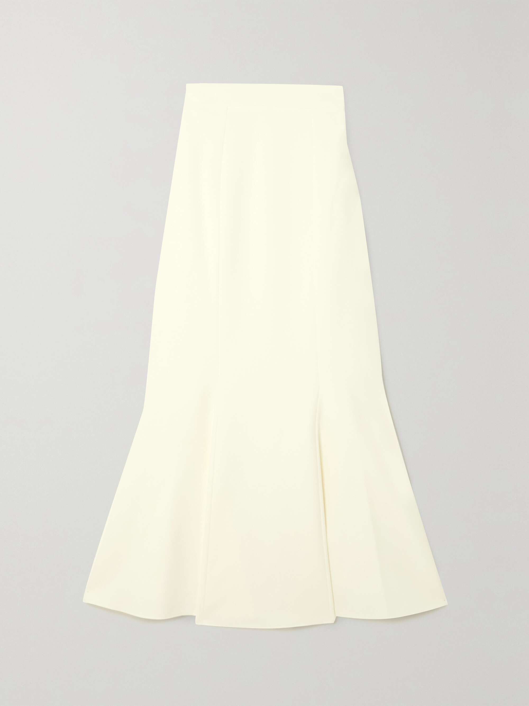 SAFIYAA Sol pleated stretch-crepe midi skirt | NET-A-PORTER