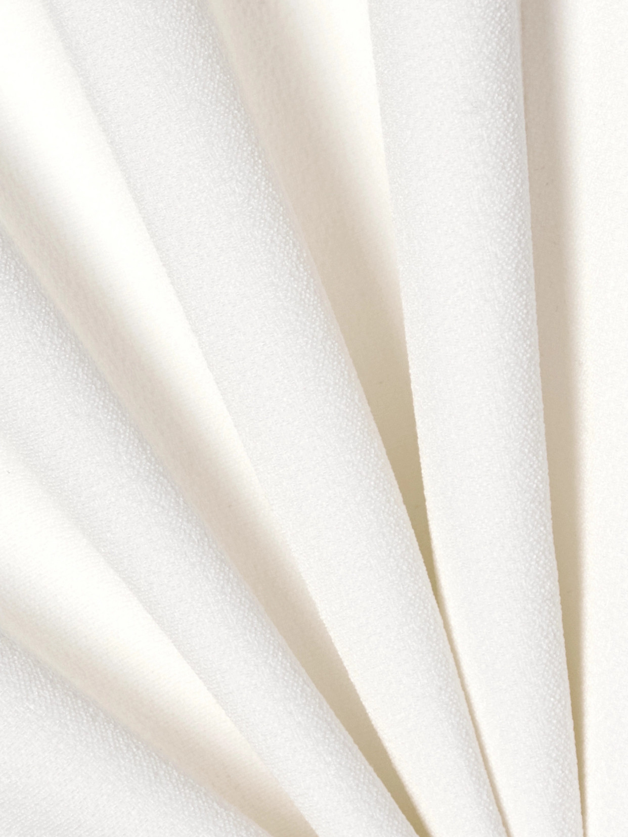 Safiyaa Mari Pleated Stretch-crepe Flared Pants In White