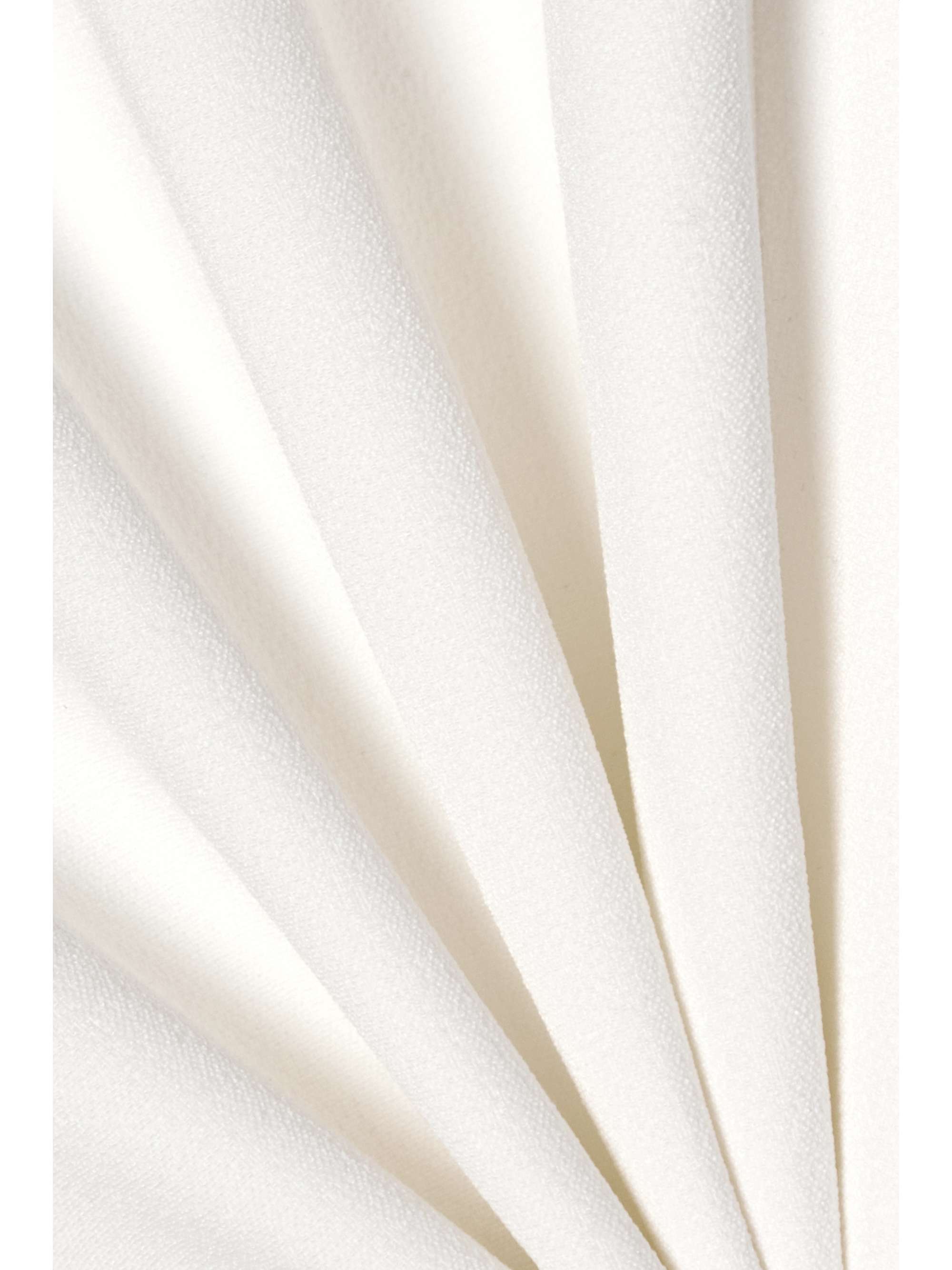 SAFIYAA Mari pleated stretch-crepe flared pants