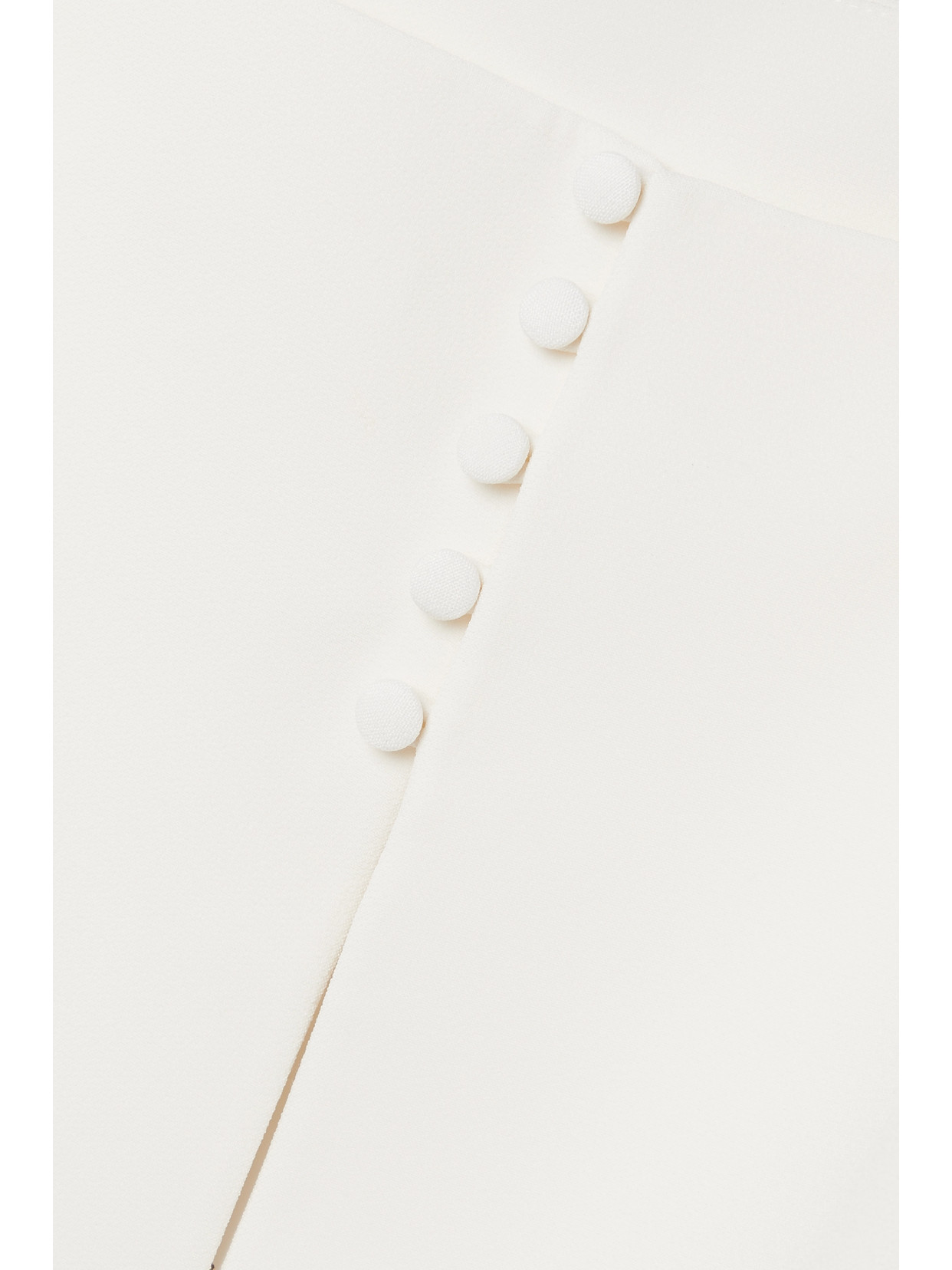 Safiyaa Bellara Off-the-shoulder Crepe Cape In Ivory