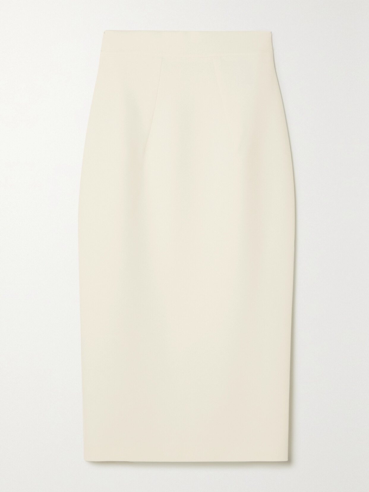 Safiyaa Hokoku Stretch-crepe Midi Skirt - White
