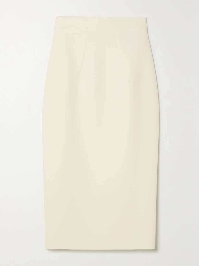 Safiyaa Hokoku Stretch-crepe Midi Skirt