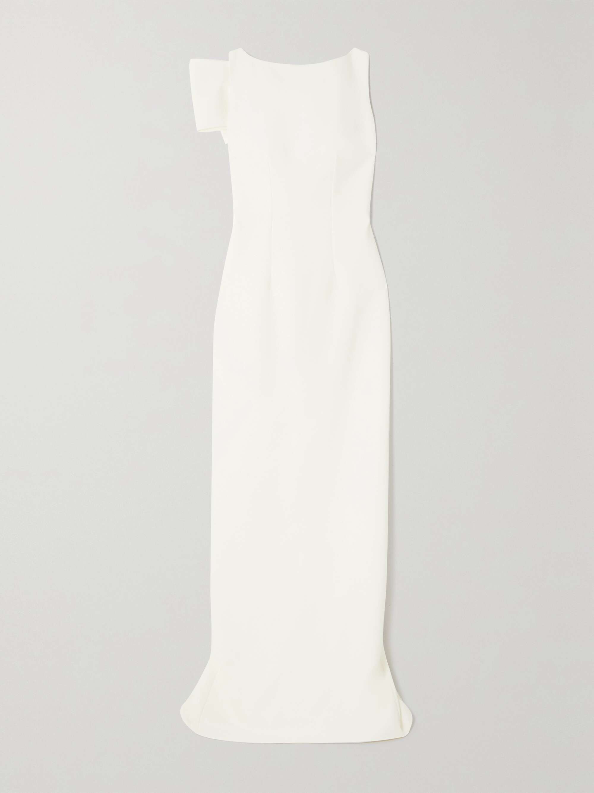 SAFIYAA Celestia draped stretch-crepe gown | NET-A-PORTER