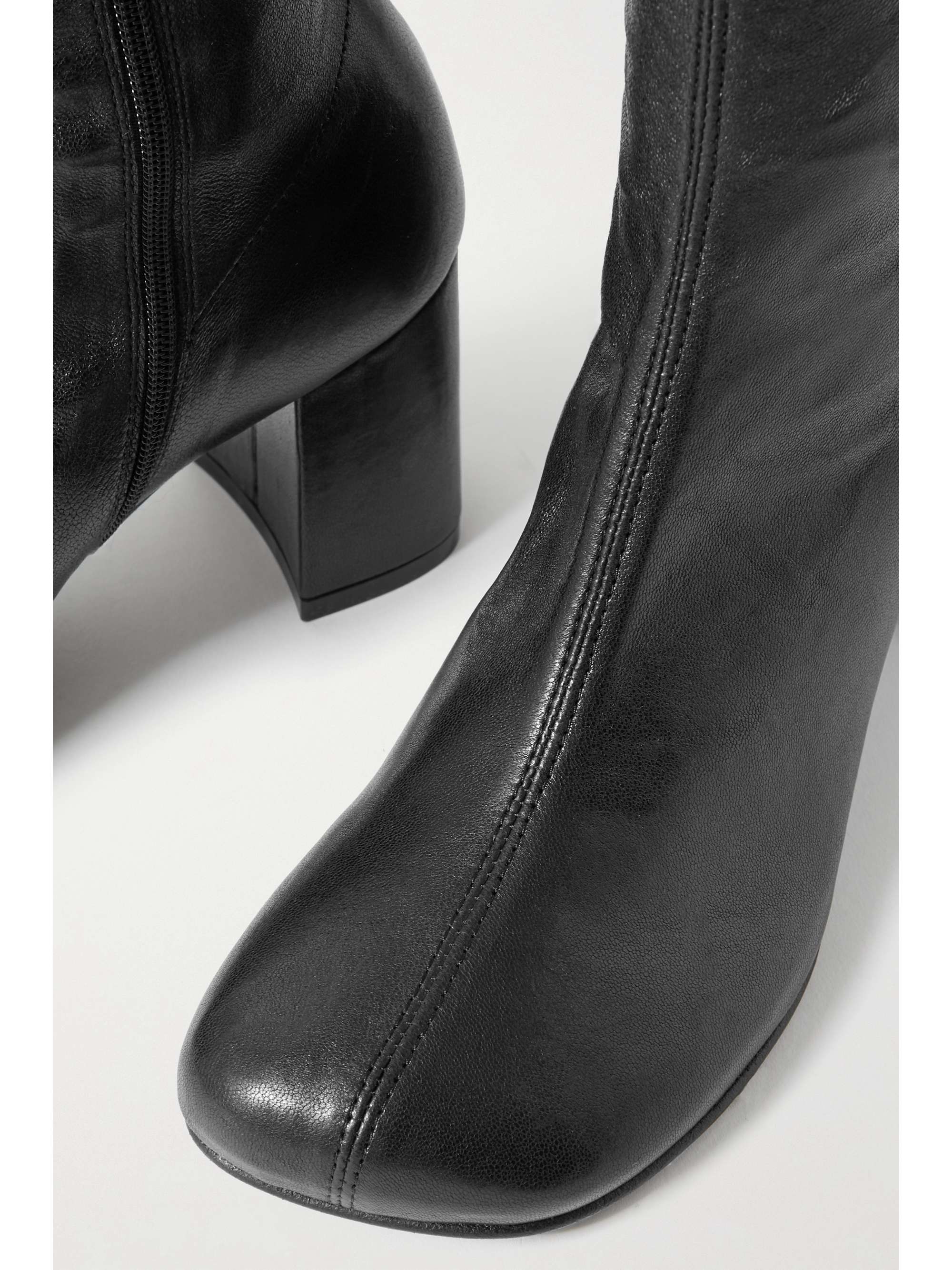 DRIES VAN NOTEN Stretch-leather ankle boots | NET-A-PORTER