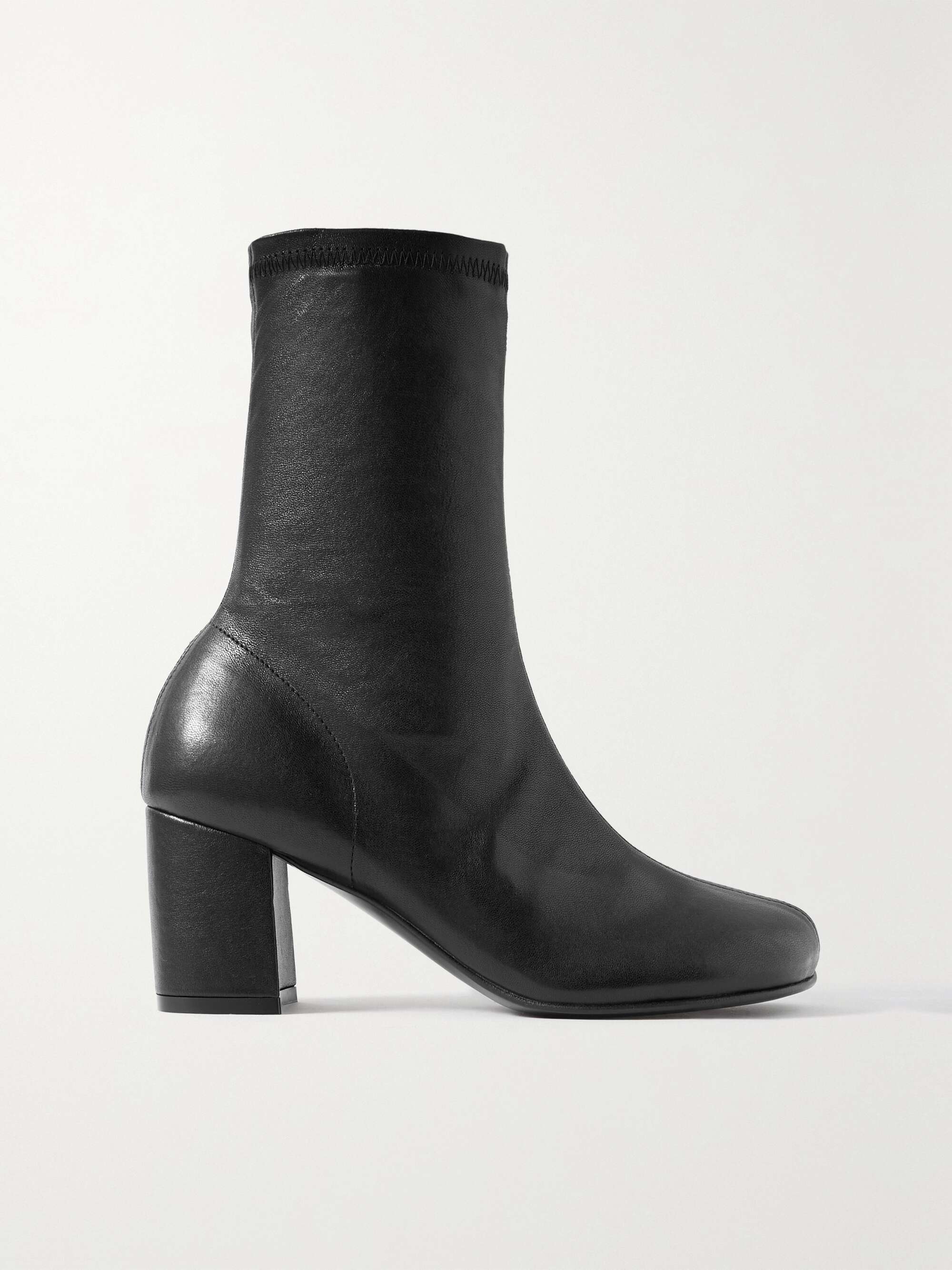 DRIES VAN NOTEN Stretch-leather ankle boots | NET-A-PORTER