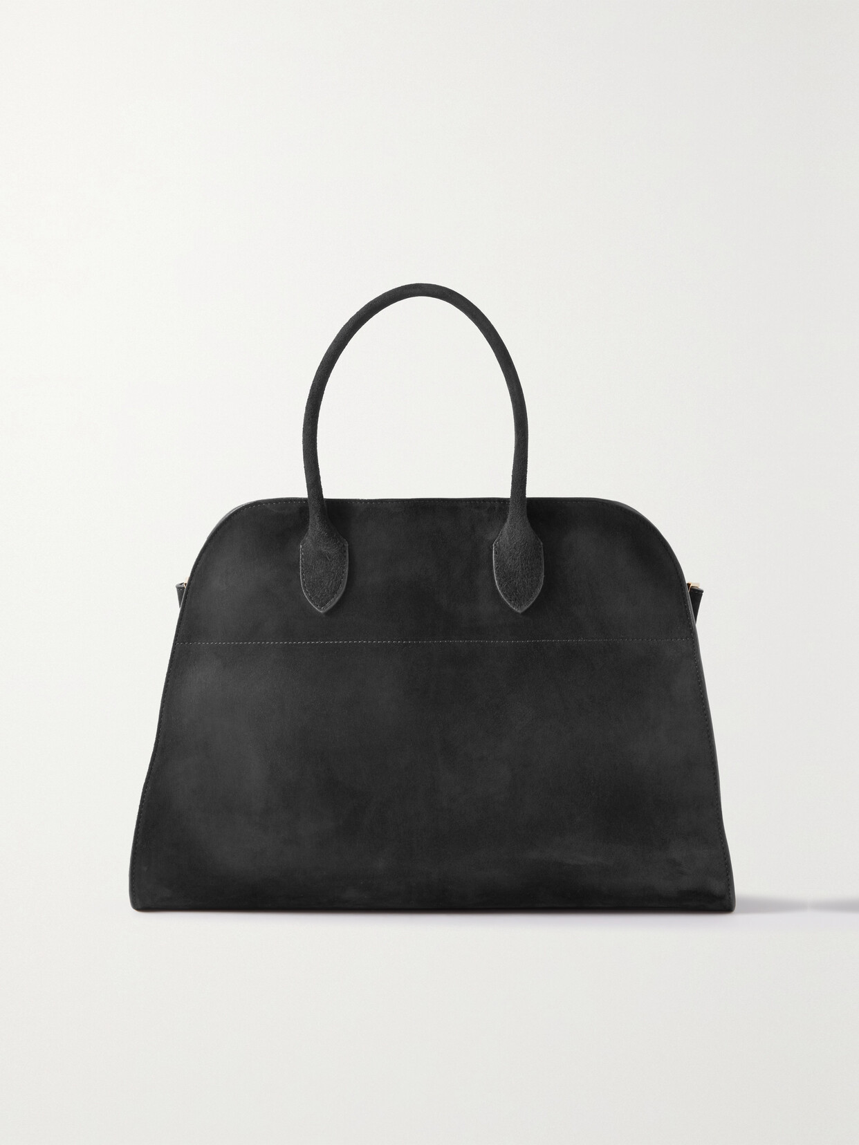 The Row - Margaux 15 Air Suede Tote - Black