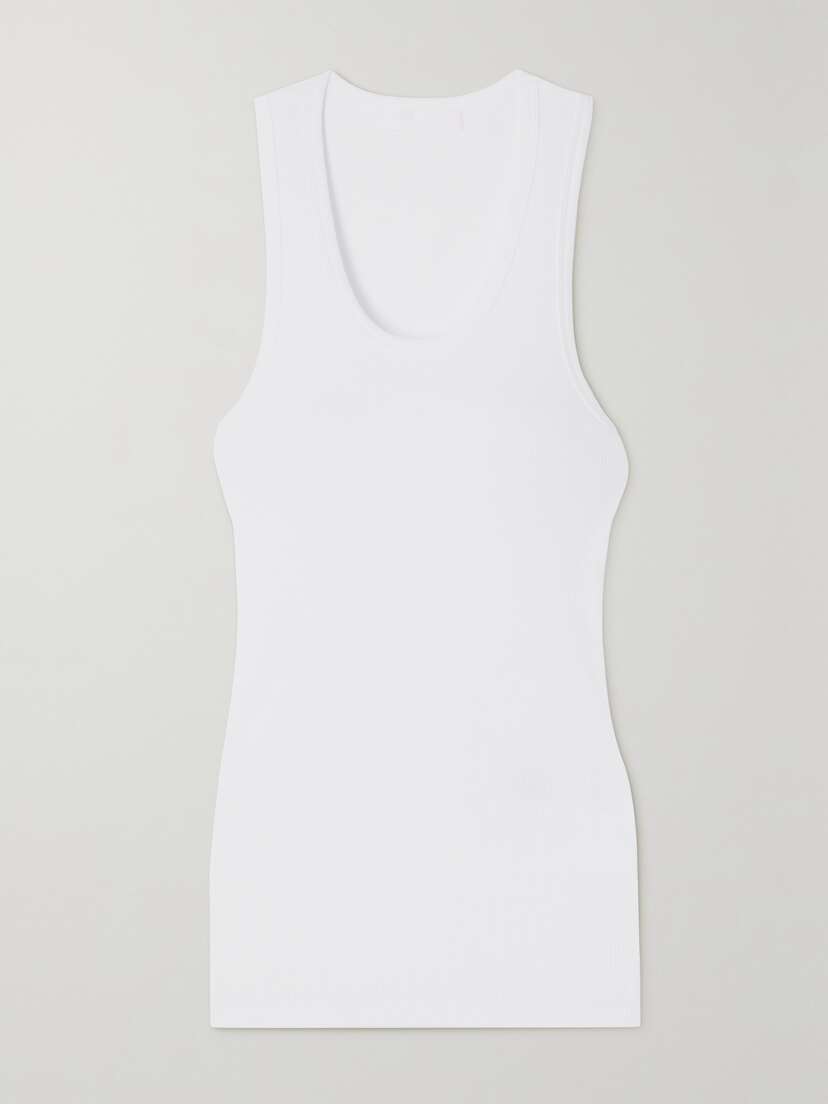 Wardrobe.NYC Ribbed Cotton-jersey Tank - xx large