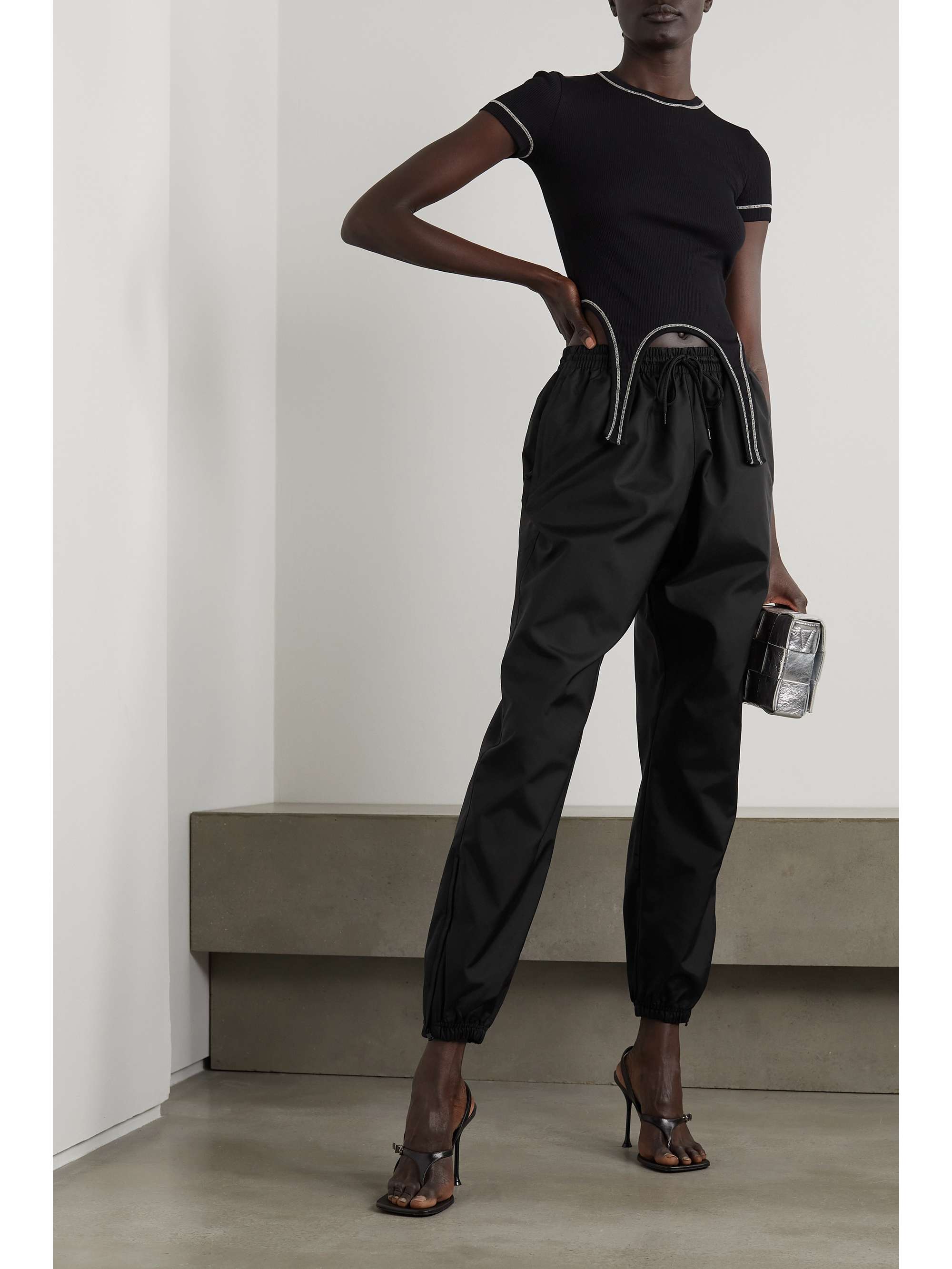 WARDROBE.NYC Utility shell tapered pants