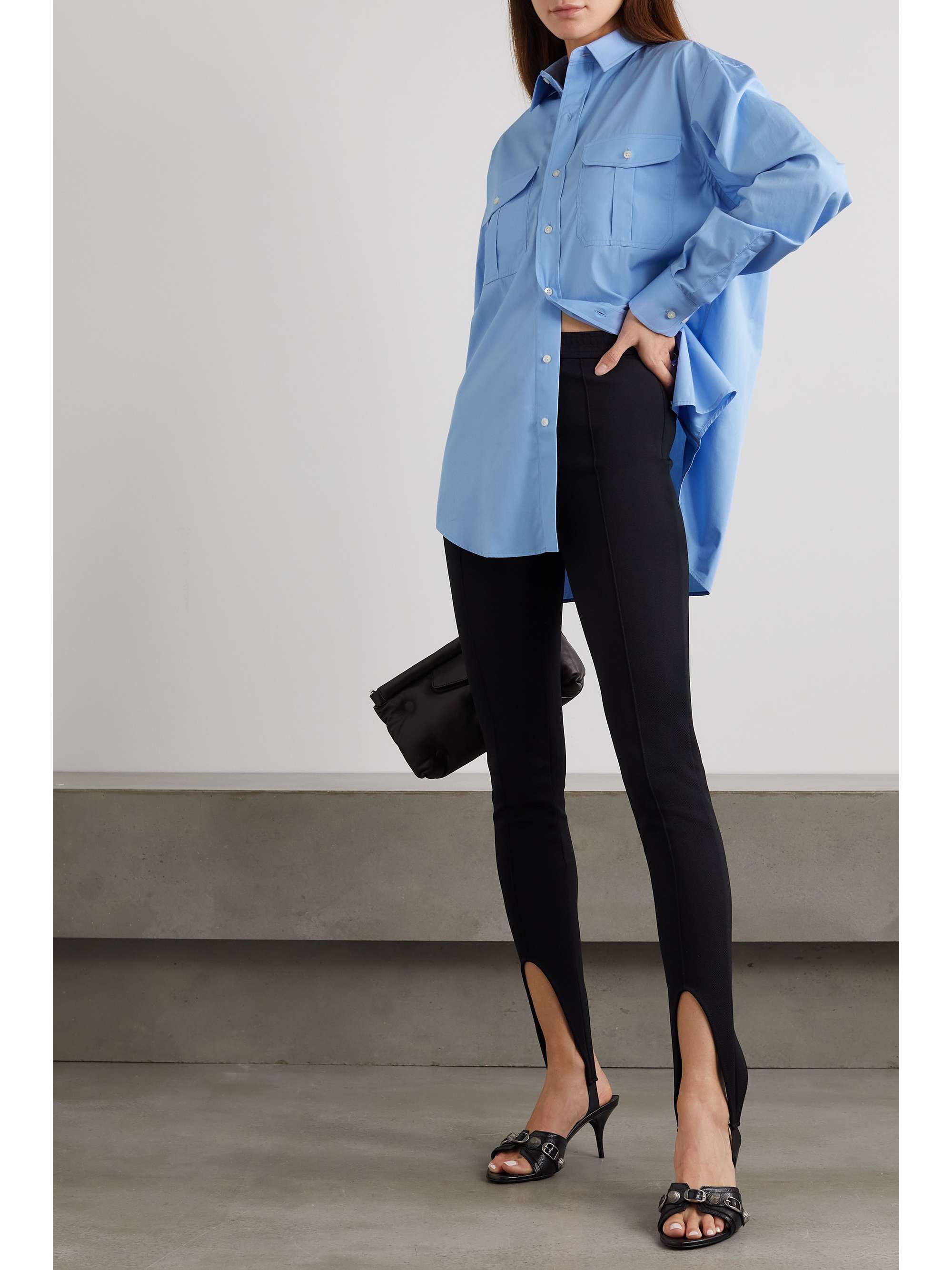WARDROBE.NYC Oversized cottonpoplin shirt NETAPORTER