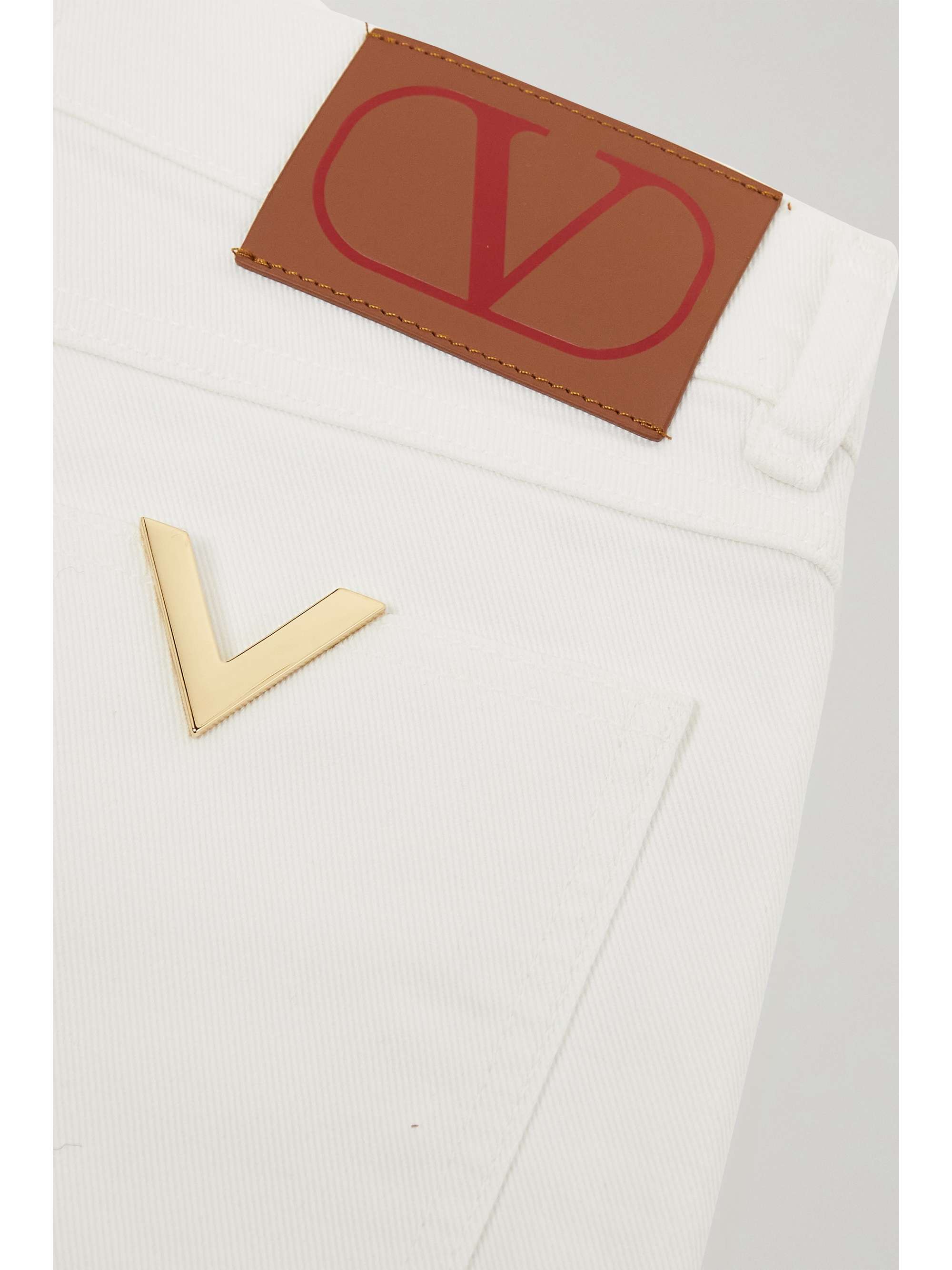 VALENTINO GARAVANI Embellished high-rise skinny jeans
