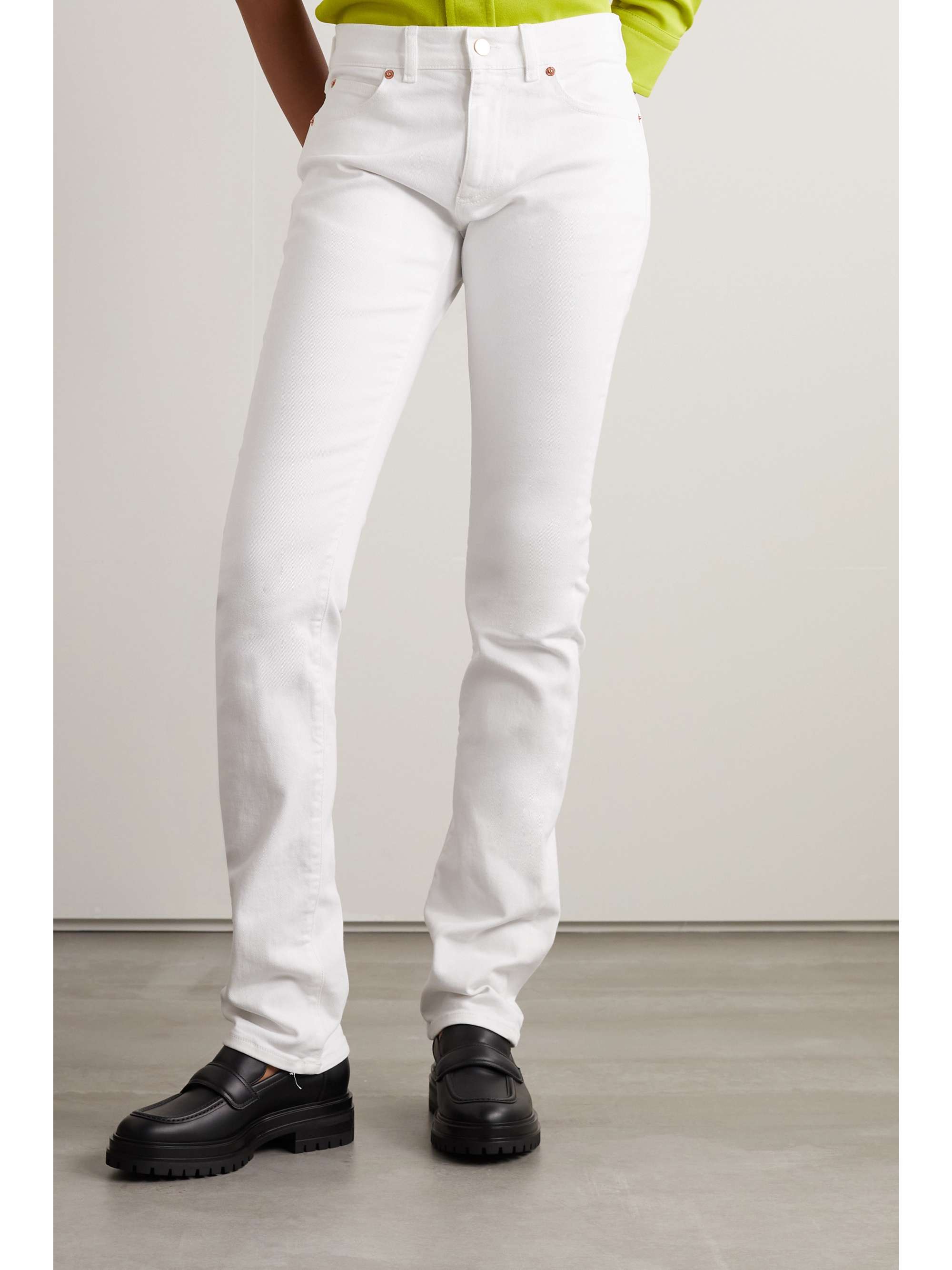 VALENTINO GARAVANI Embellished high-rise skinny jeans