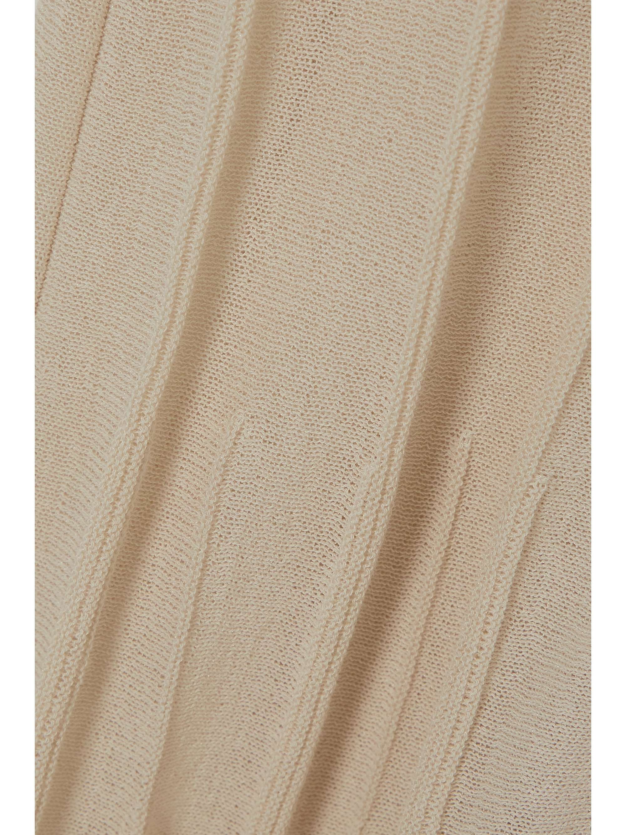 JACQUEMUS Dolcedo ribbed cotton-blend maxi dress