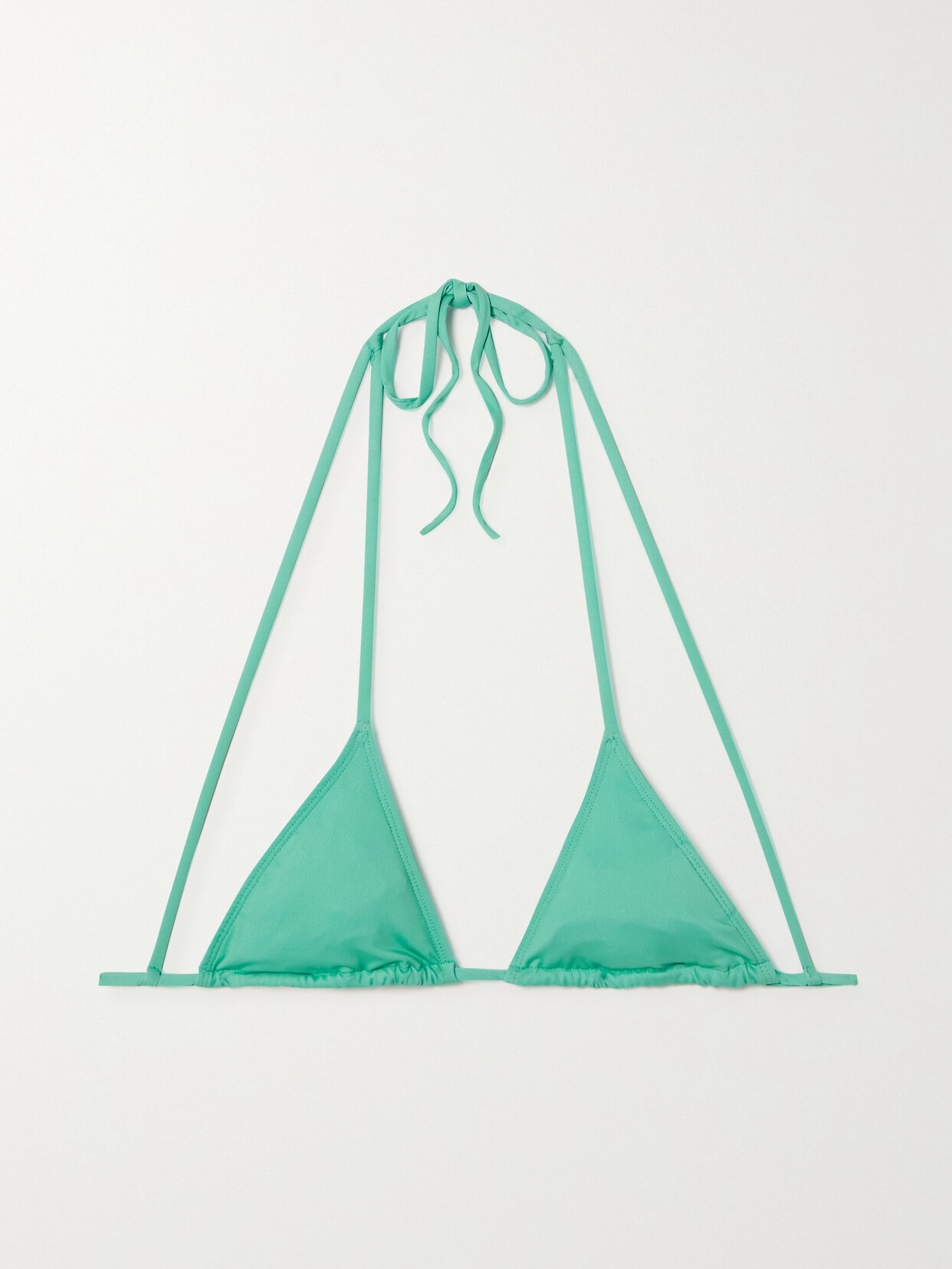 Jacquemus Peirado Recycled Triangle Halterneck Bikini Top