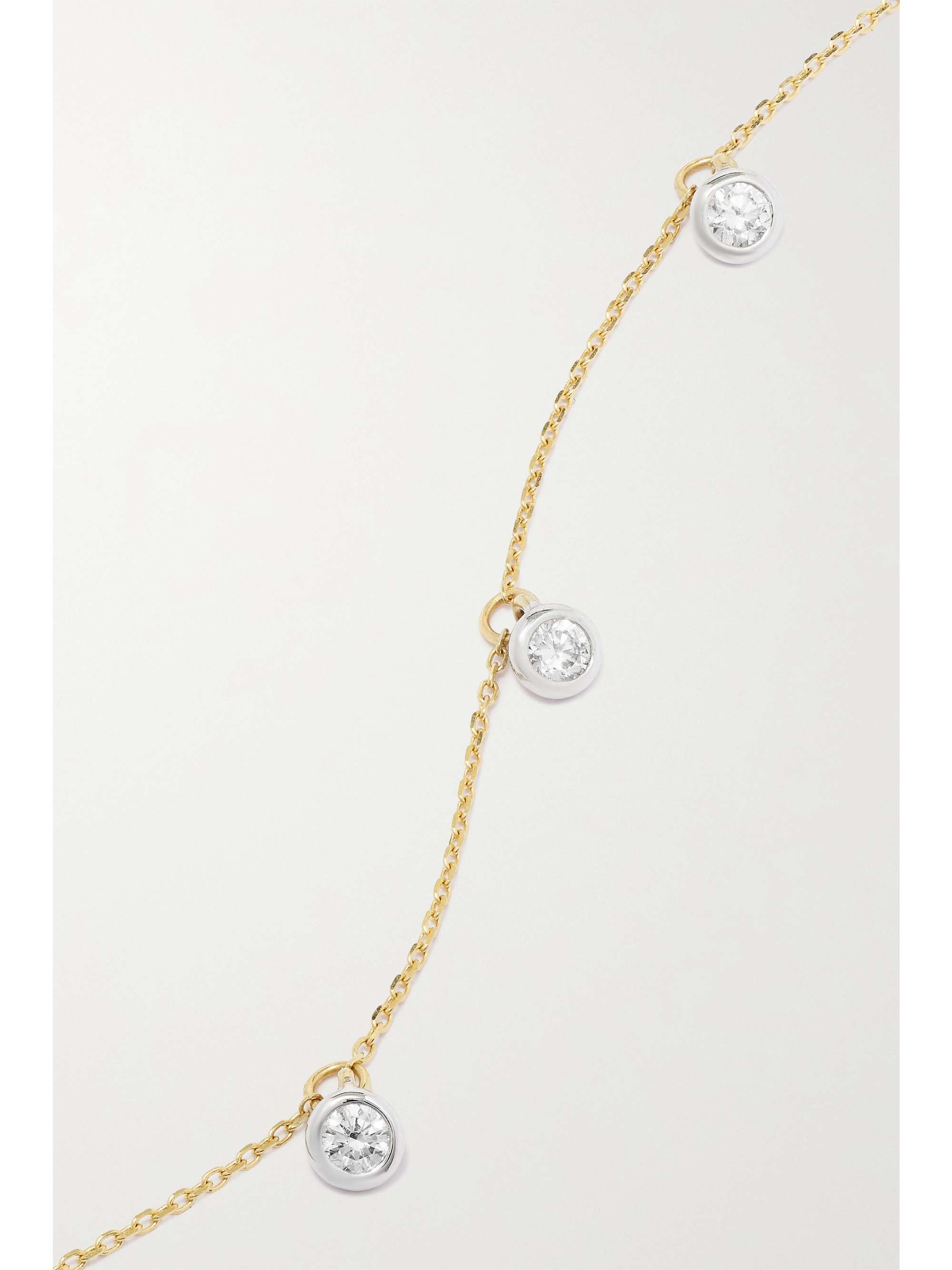COURBET Origine 18-karat recycled gold, laboratory-grown diamond and emerald necklace
