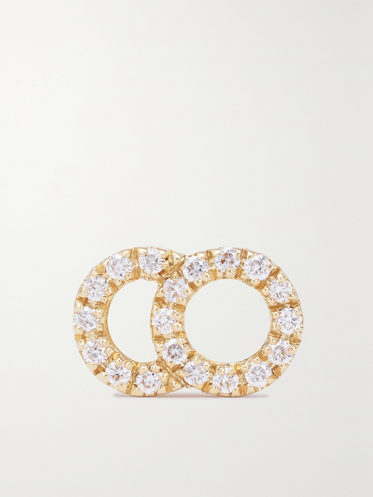 Courbet - Céleste Mono Small 18-karat Recycled Gold Laboratory-grown Diamond Single Earring - one size