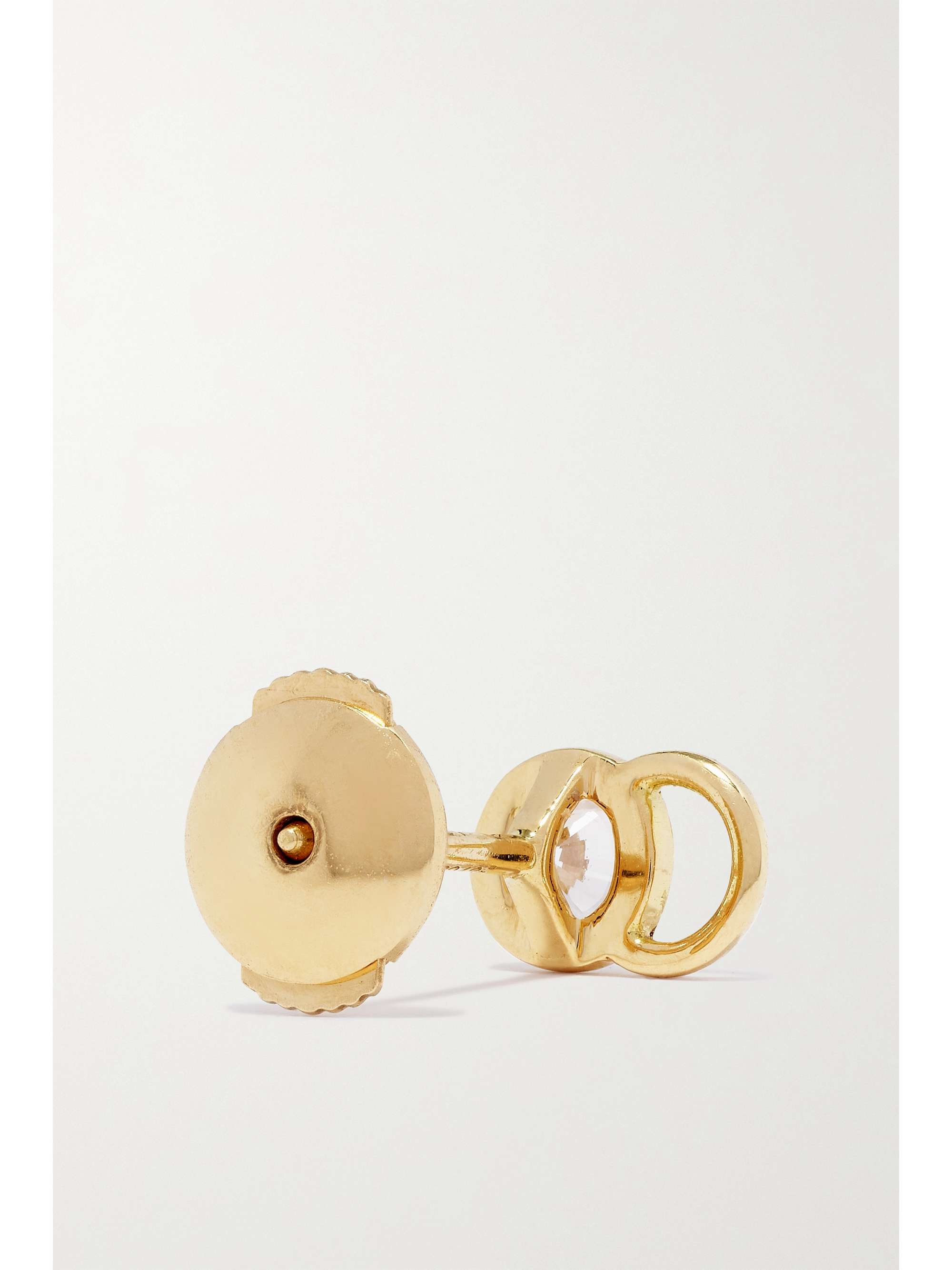 COURBET CO Mono 18-karat recycled gold laboratory-grown diamond single earring
