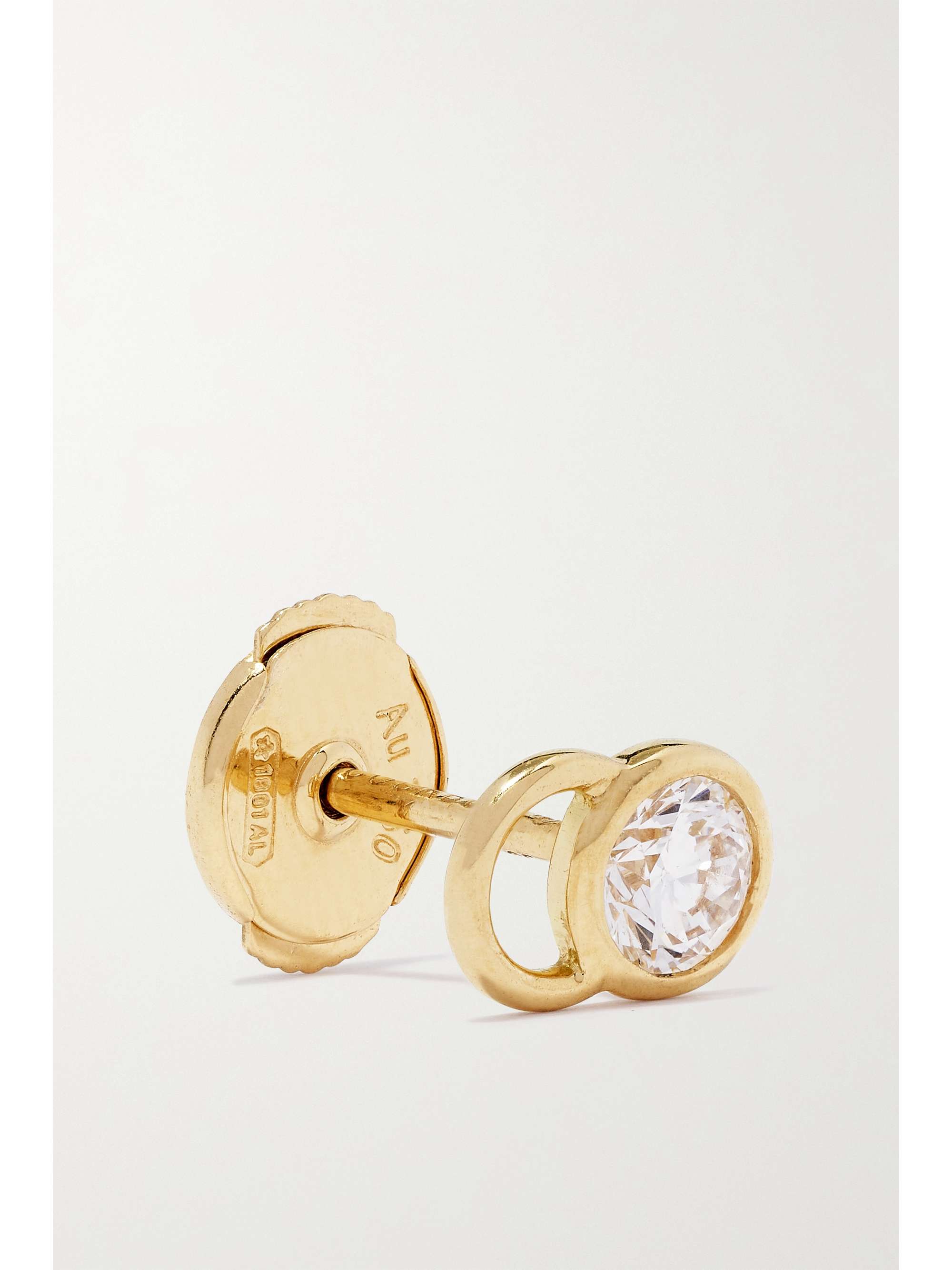 COURBET CO Mono 18-karat recycled gold laboratory-grown diamond single earring