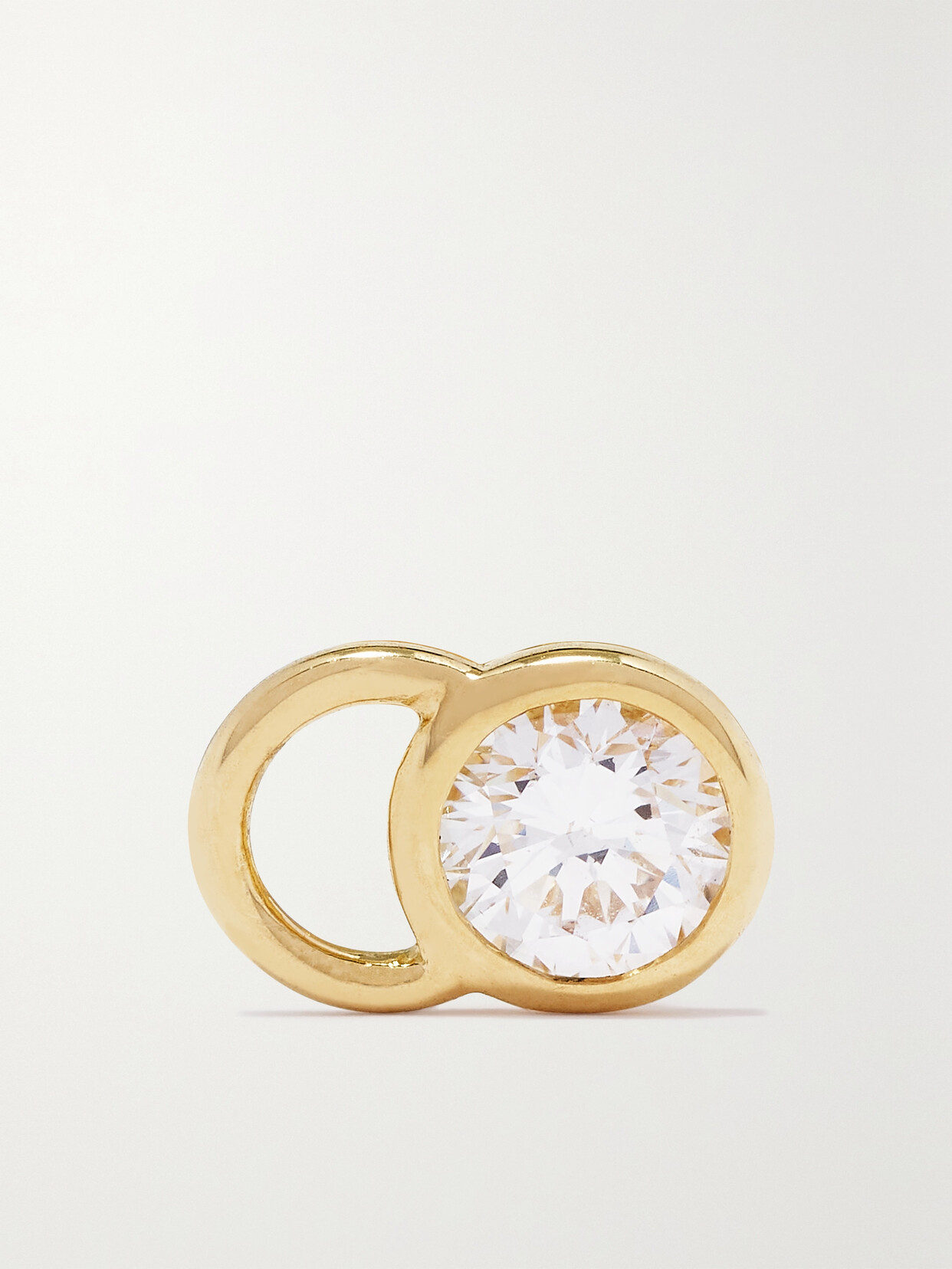 COURBET - Co Mono 18-karat Recycled Gold Laboratory-grown Diamond Single Earring - One size
